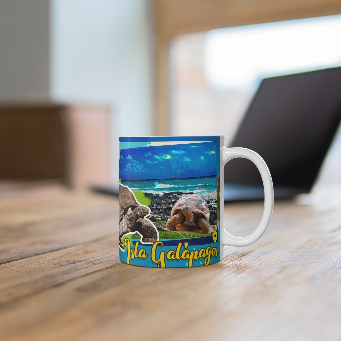 Ecuador Coastline Mug - Tropical Vibe, Perfect for Gifts, Travelers, Beach Lovers, Unique Souvenir, Cozy Coffee Moments, Taza Ecuador