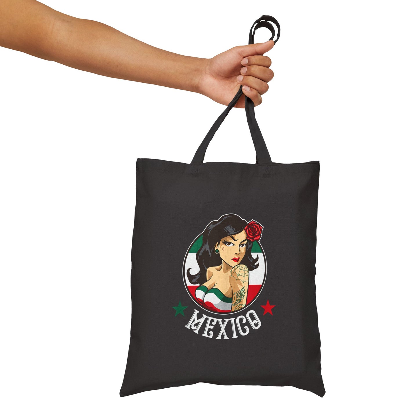 Mexico Tote Bag, Vibrant Mexican Art, Eco-Friendly Shopping Bag, Fashionable Gift, Travel Tote, Latina Culture