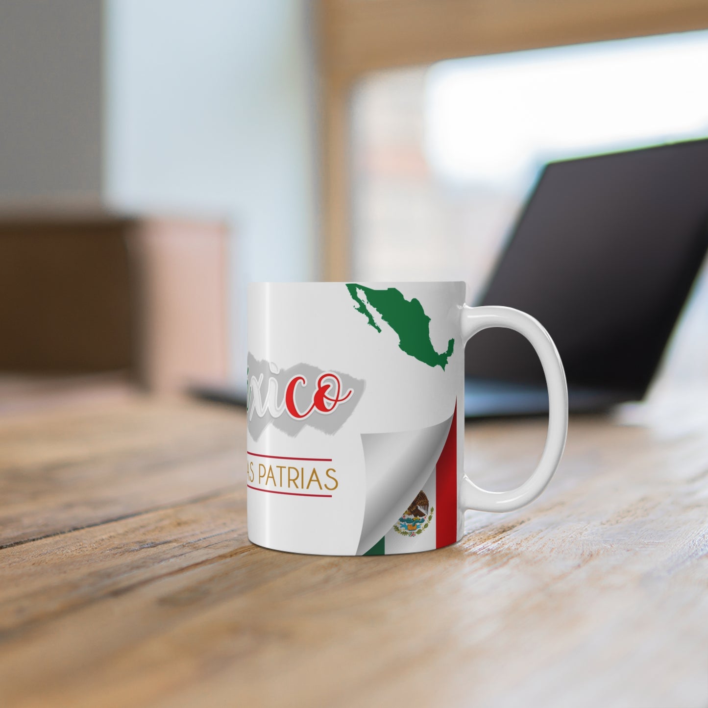 Mexican Heritage Mug | Celebrate Fiestas Patrias, Coffee Cup for Cultural Pride, Gift for Mexico Independence Day, Taza México