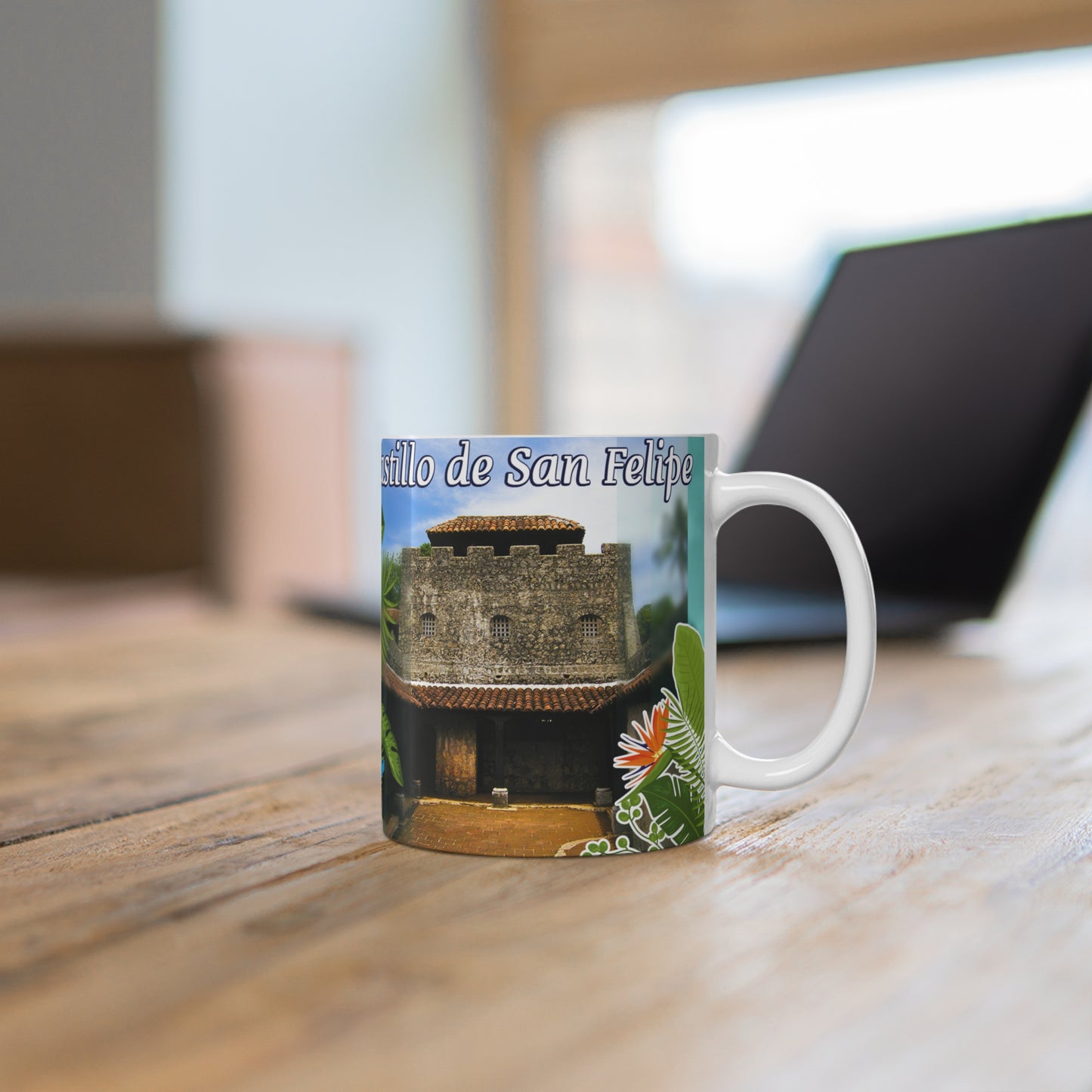 Guatemala-Themed 11oz Mug, Tropical Coffee Cup, Souvenir Drinkware, Travel Gift, Nature Lover's Present, Taza Guatemala