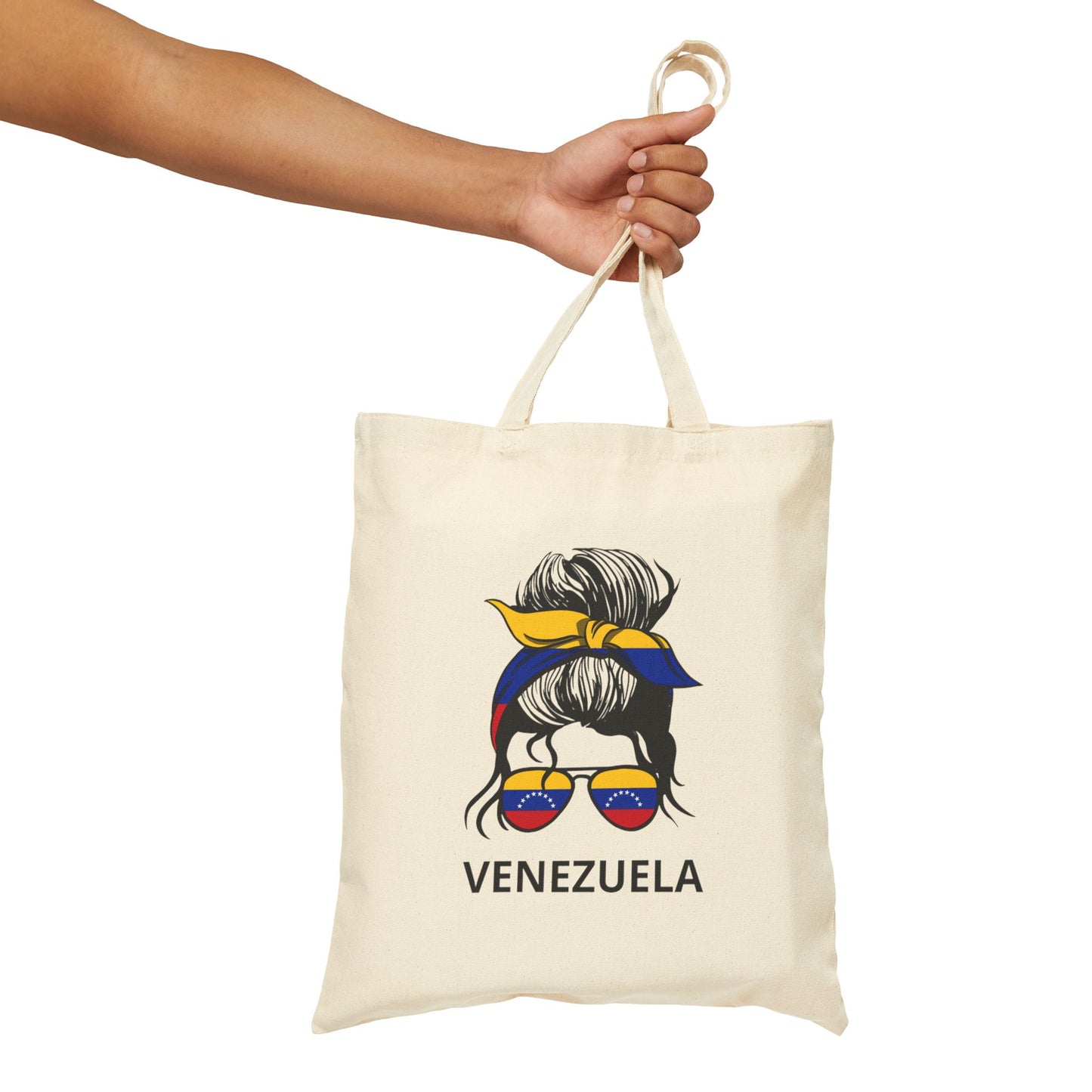 Venezuelan Pride Tote Bag, Eco-Friendly Shopping Bag, Summer Beach Tote, Travel Bag, Gift for Her, Festival Accessory