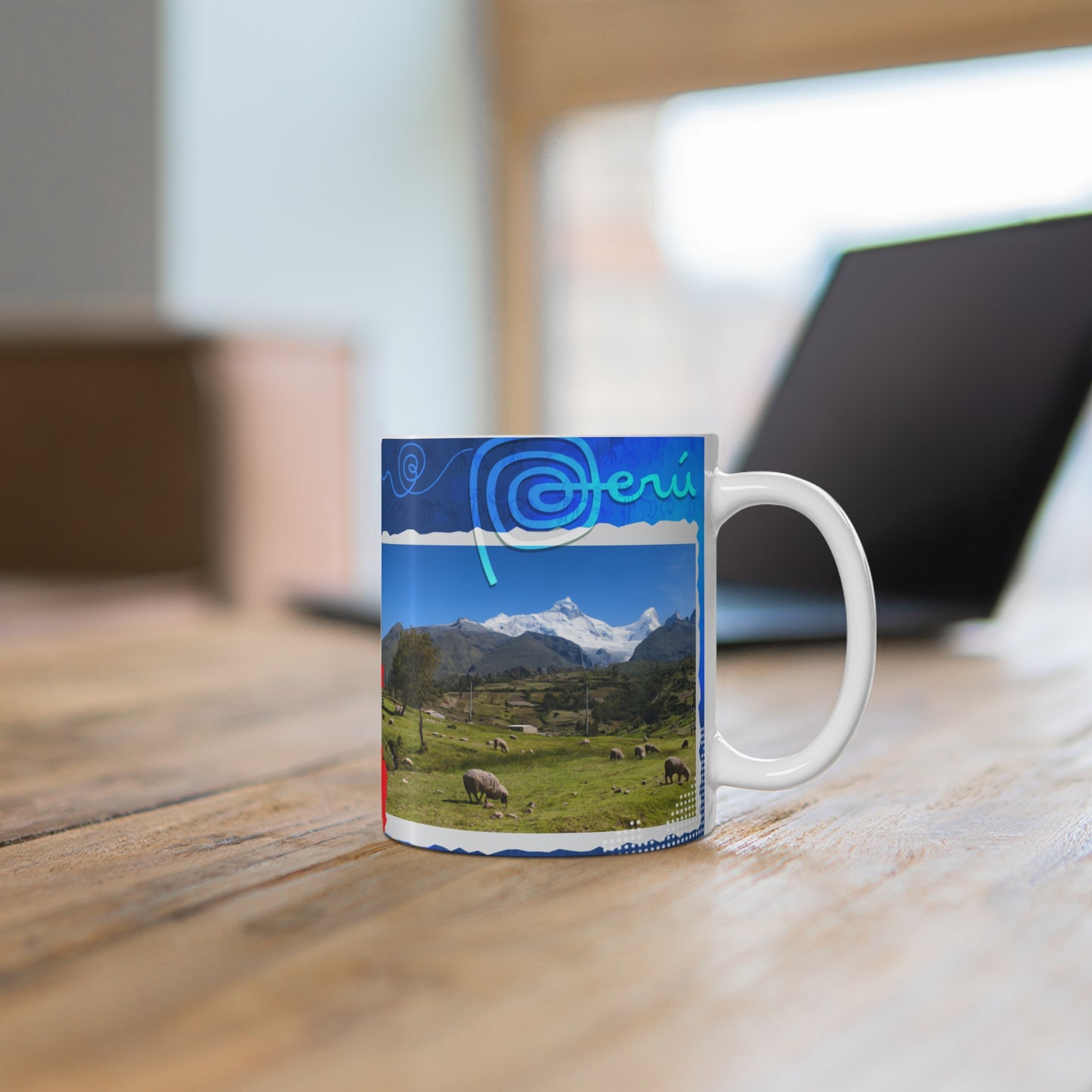 Stunning Huascarán National Park Mug, Perfect for Nature Lovers, Gifts for Travelers, Scenic Coffee Cup, Eco-Friendly Kitchenware, Taza Perú