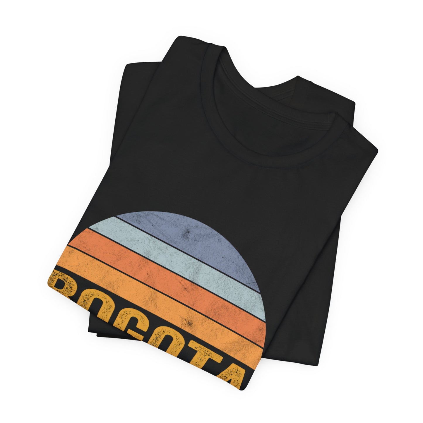 Colombia Bogotá Vintage Sunset Tee - Unisex Jersey Short Sleeve Shirt, Travel Shirt, Adventure Wear, Gift for Travelers, Vacation Tee