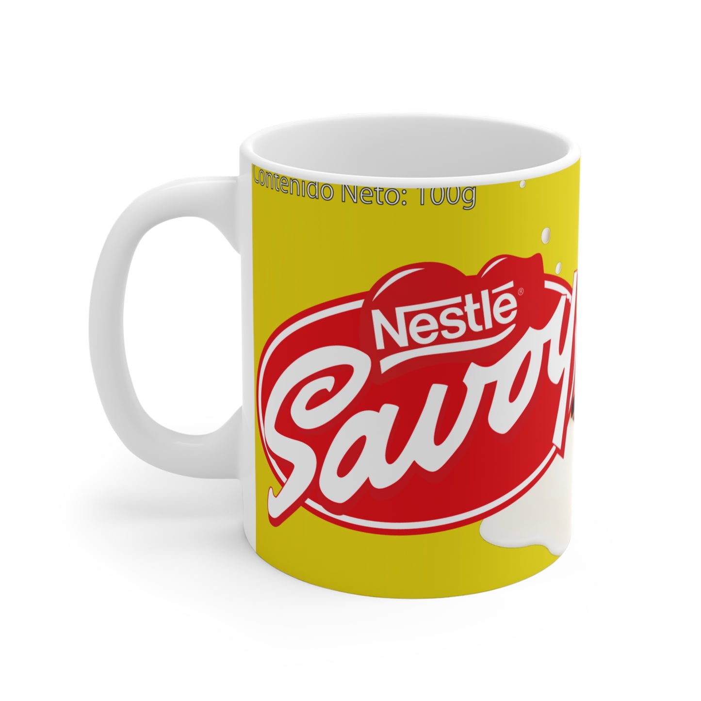 Colorful Chocolate Mug, Fun Gift Mug, Cozy Coffee Mug, Retro Design Mug, Nestlé Inspired Mug, Taza Venezolana