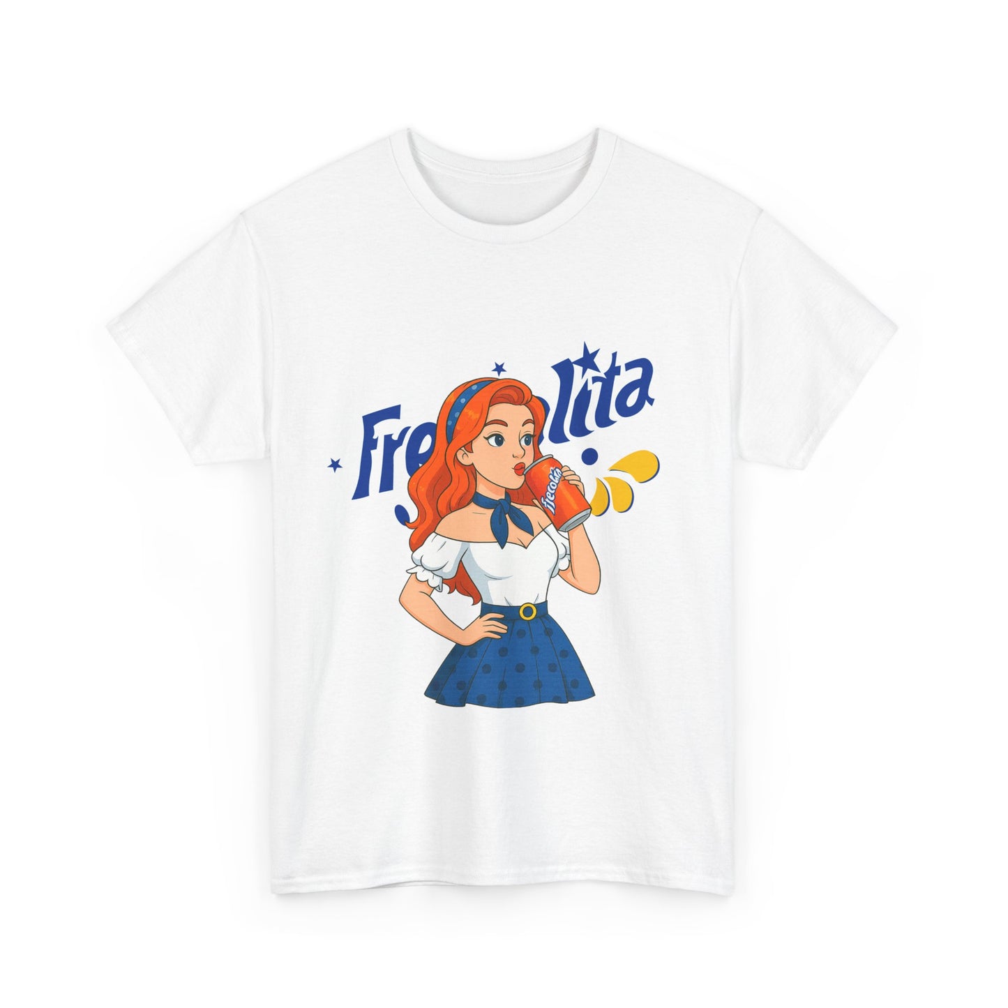 Retro Cartoon Graphic Tee, Fun Weekend Wear, Gift for Her, Nostalgic Style, Perfect for Birthdays, Casual Outfits, Summer Days, Camiseta Venezuela