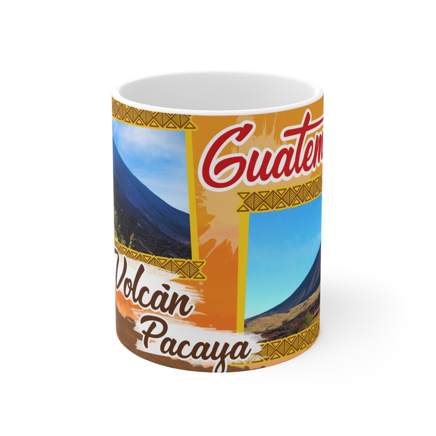 Guatemala Volcano Pacaya Mug, Travel Souvenir Cup, Gift for Adventurers, Coffee Lover's Mug, Nature Photography Drinkware, Taza Guatemala