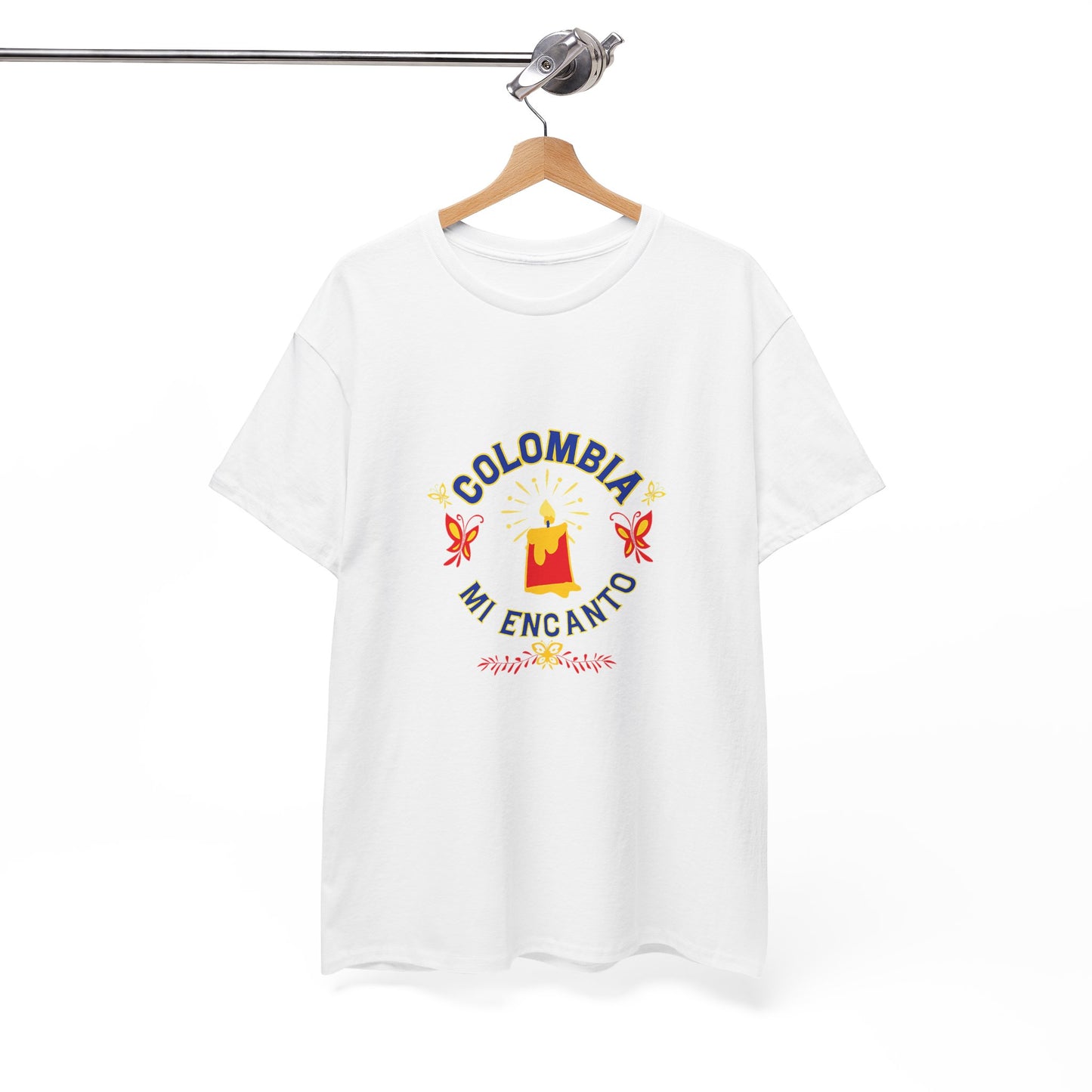 Colombia Mi Encanto T-Shirt, Unisex Cotton Tee, Gift for Travelers, Colombian Pride Apparel, Summer Fashion, Cultural Tee