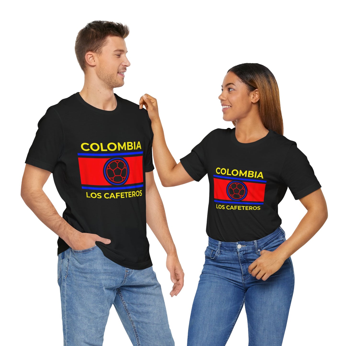 Colombia Los Cafeteros T-Shirt, Soccer Fan Apparel, Unisex Tee, Gift for Men & Women, National Pride Shirt, Casual Wear