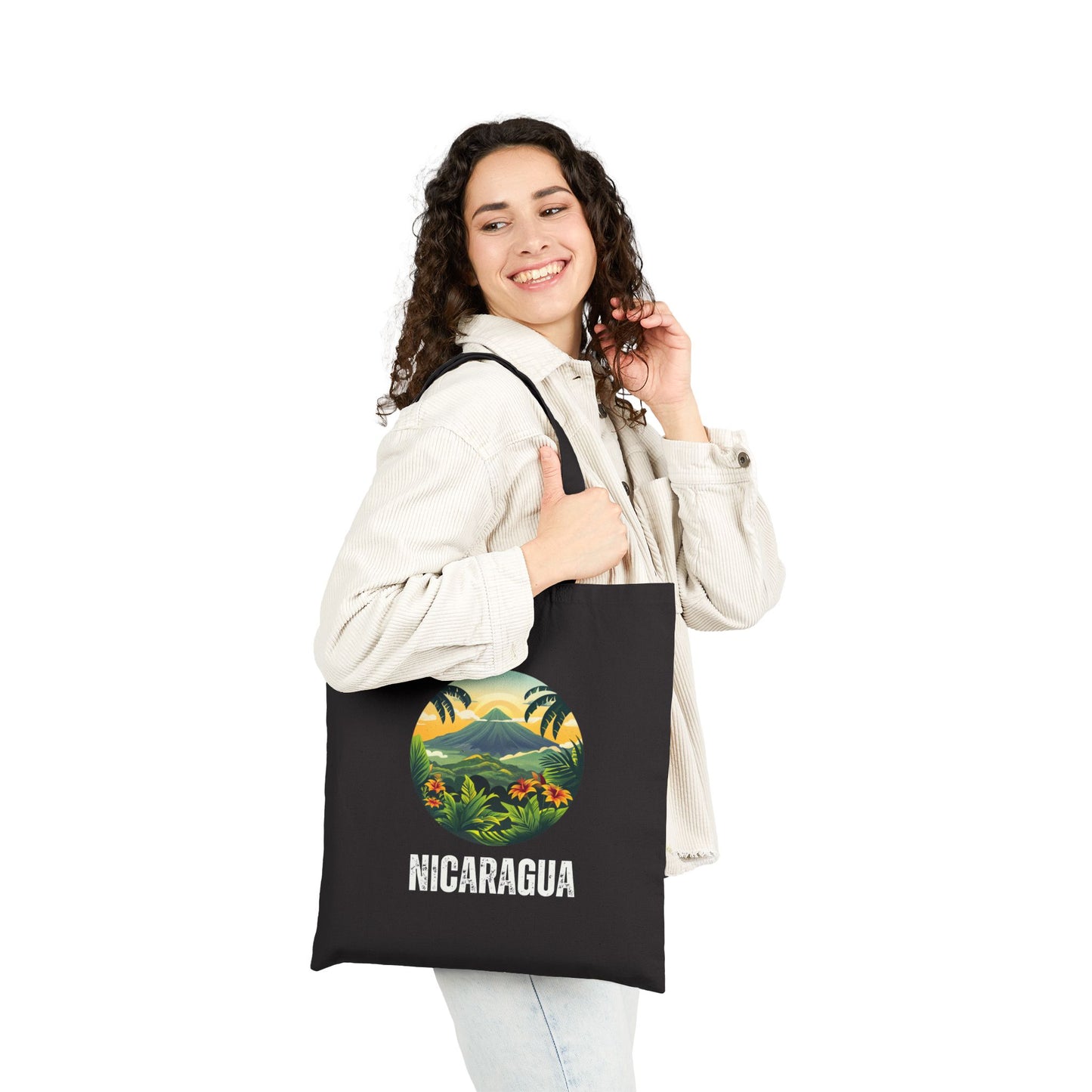 Nicaragua Tropical Paradise Tote Bag, Eco-Friendly Shopping Bag, Beach Essentials, Gift for Travelers, Adventurer's Companion