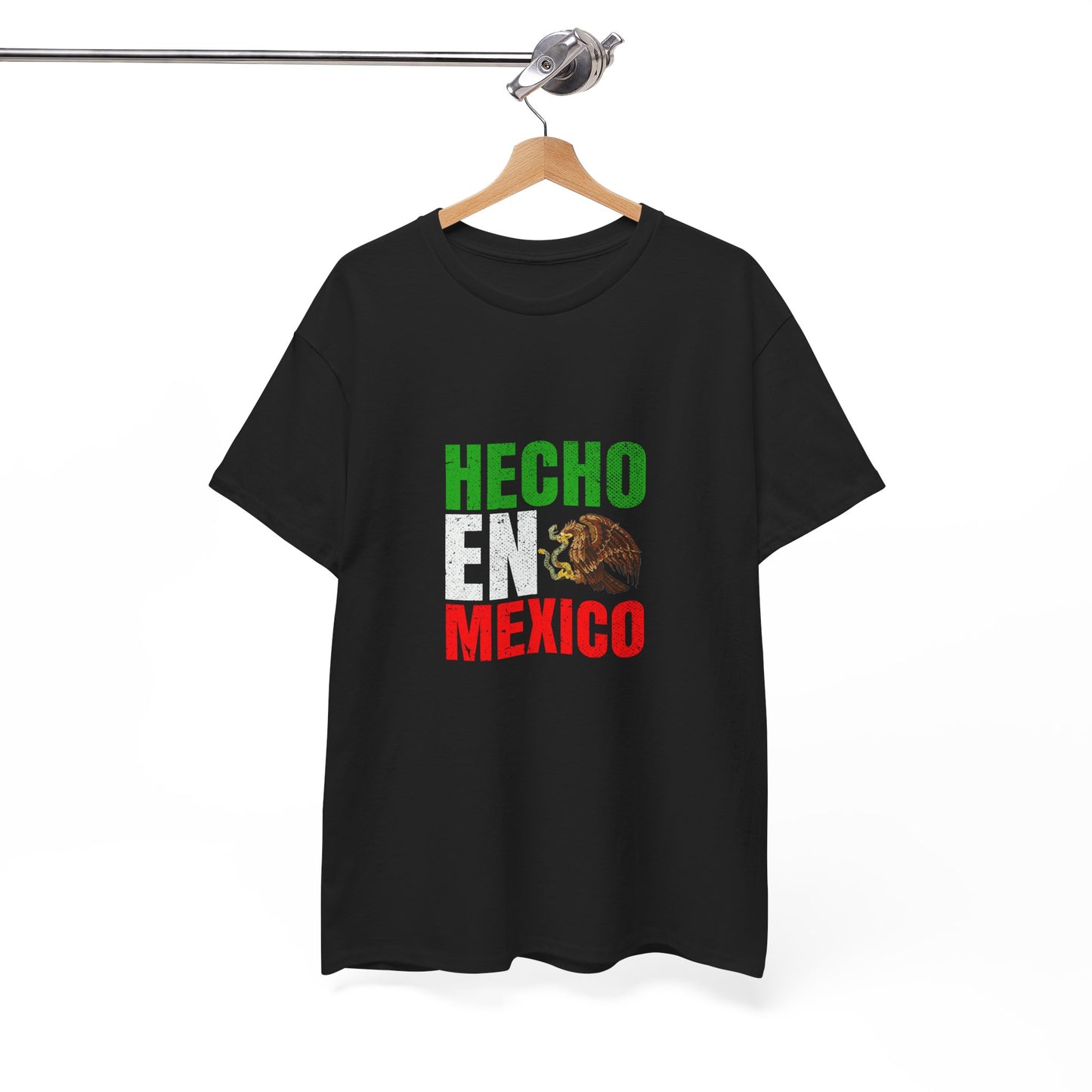 Hecho en Mexico Unisex Heavy Cotton Tee, Casual Tee, Comfortable Shirt, Gift for Him/Her, Mexican Pride Apparel