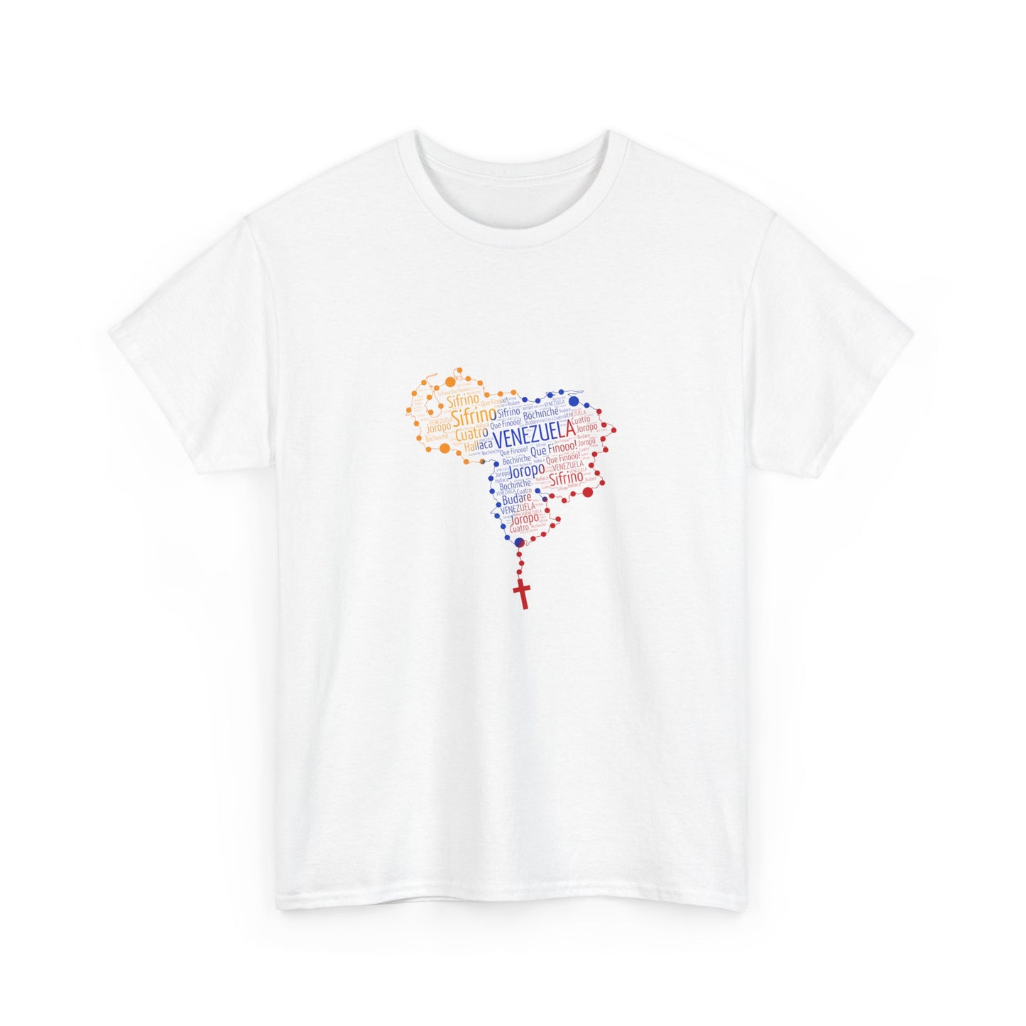 Adventure Awaits Unisex Heavy Cotton Tee, Venezuela Shirt, Gift for Wanderlust, Outdoor Clothing, Vintage Inspired T-Shirt