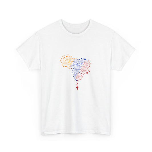 Adventure Awaits Unisex Heavy Cotton Tee, Venezuela Shirt, Gift for Wanderlust, Outdoor Clothing, Vintage Inspired T-Shirt