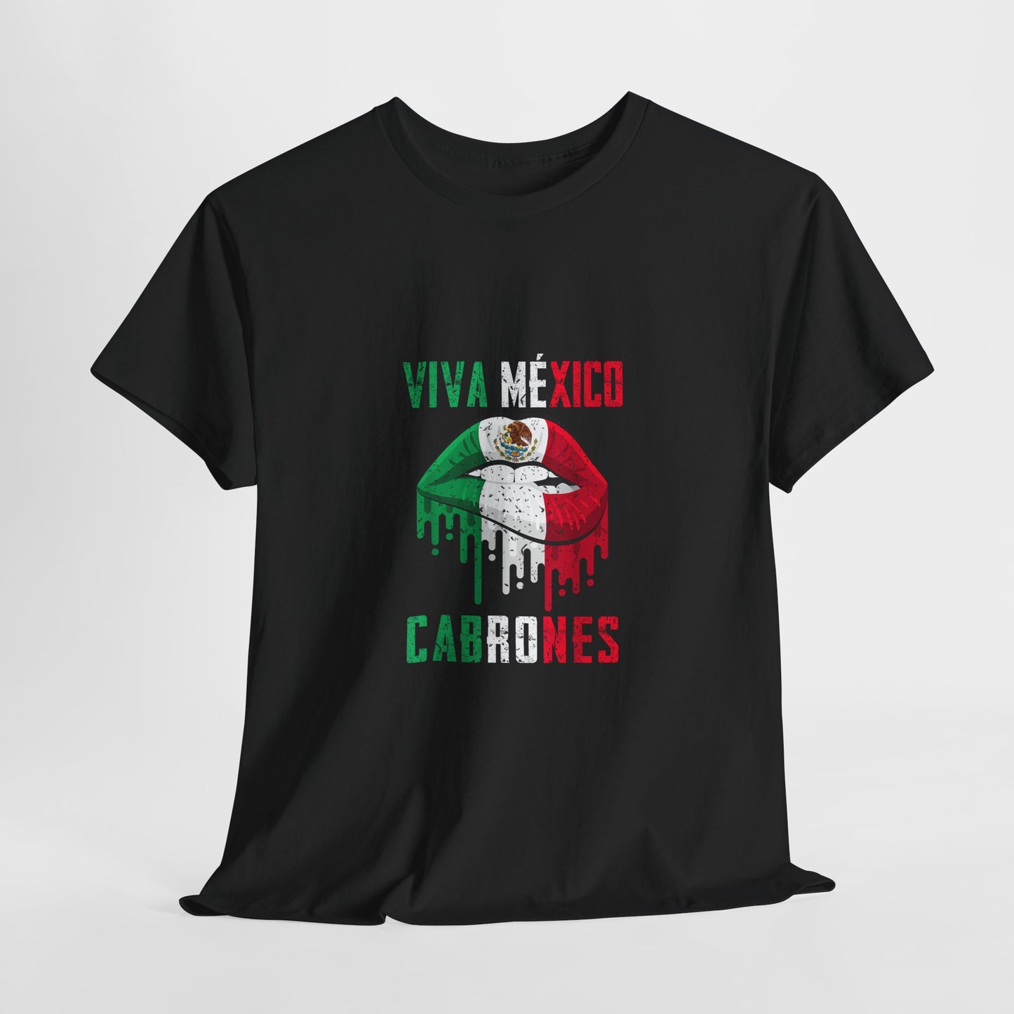 Viva México Cabrones Tee, Unisex Heavy Cotton Shirt, Mexican Pride T-Shirt, Casual Top, Gift for Celebrations