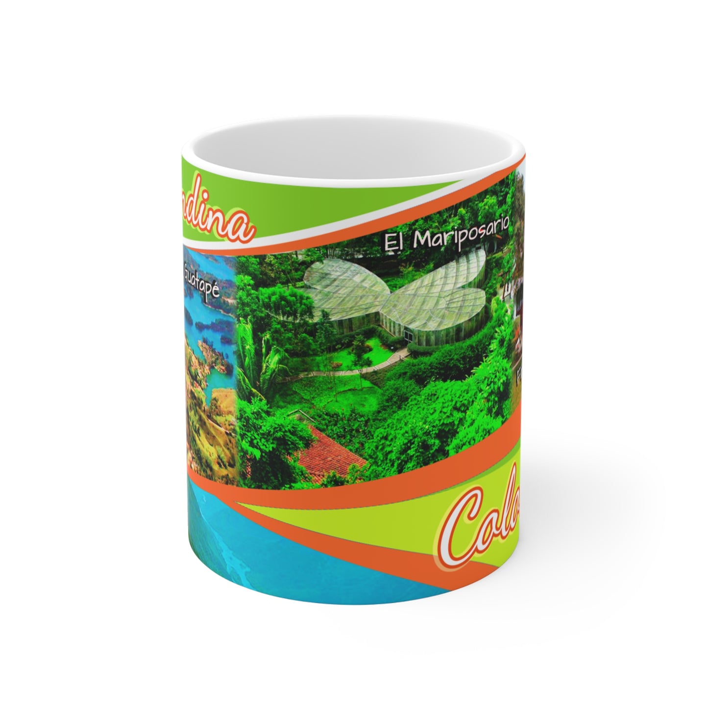 Andina Region Travel Mug, Coffee Lover Gift, Adventure Mug, Retro Souvenir Drinkware, Nature Lover's Cup, Colombia Mug