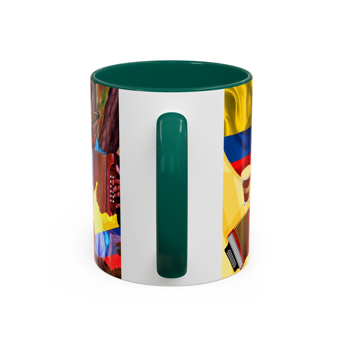 Colorful Colombian Art Mugs, Coffee Cup, Unique Gift, Vibrant Design, Home Decor, Cultural Celebrations