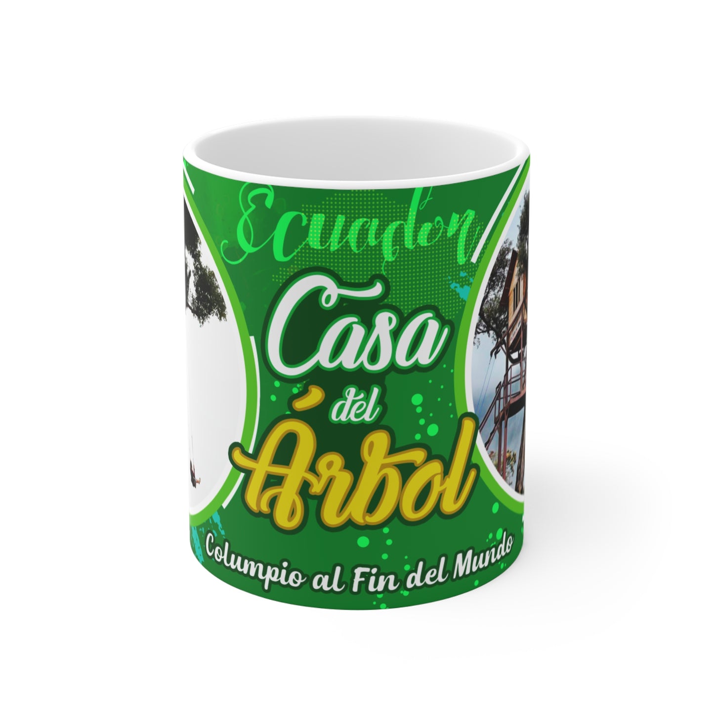 Ecuador Tree House Mug, Casa del Árbol Coffee Cup, Eco-Friendly Travel Gift, Adventure Souvenir, Unique Experience Mug, Taza Ecuador