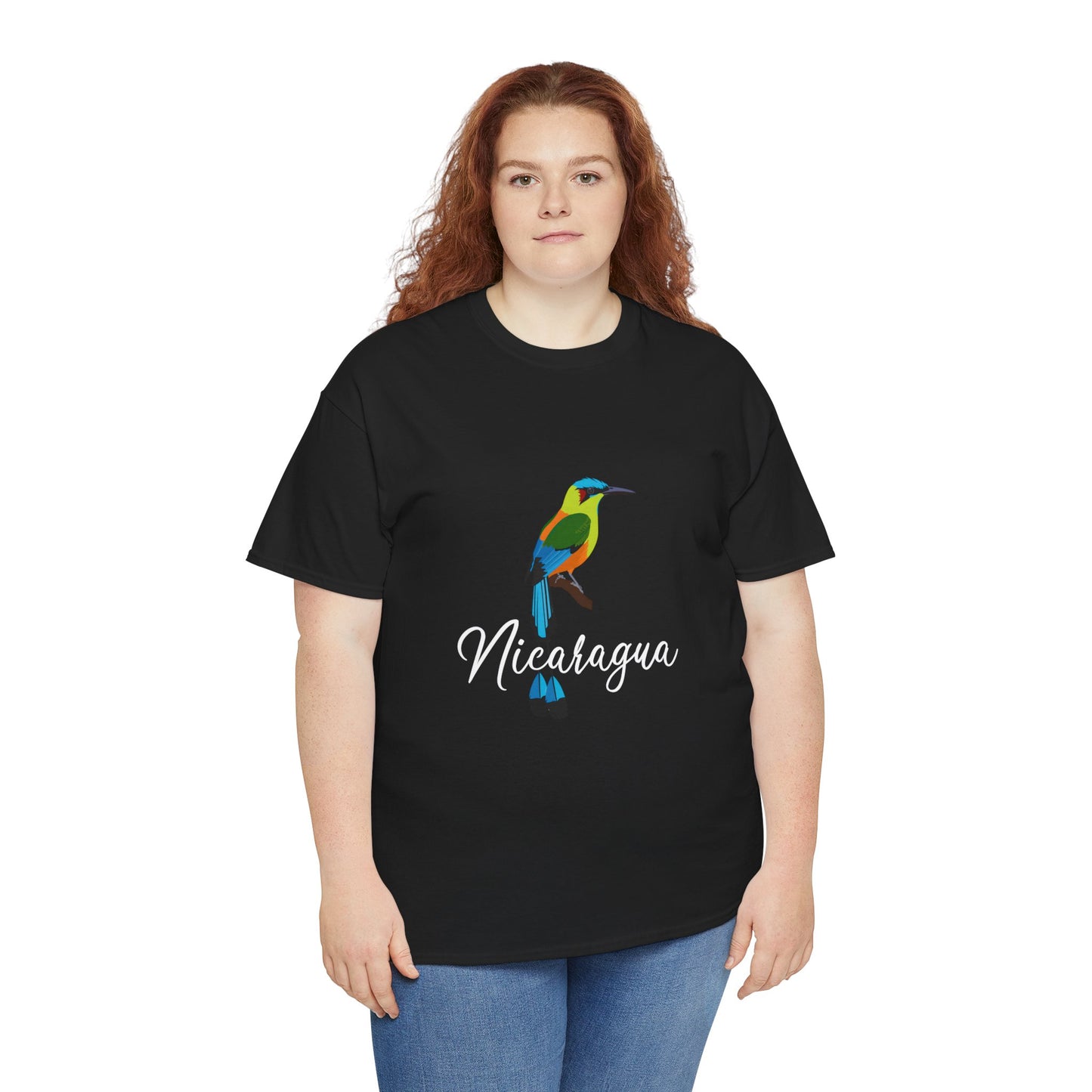 Vibrant Nicaragua Bird Tee, Nature Lover Shirt, Travel T-Shirt, Unisex Graphic Tee, Eco-Conscious Style