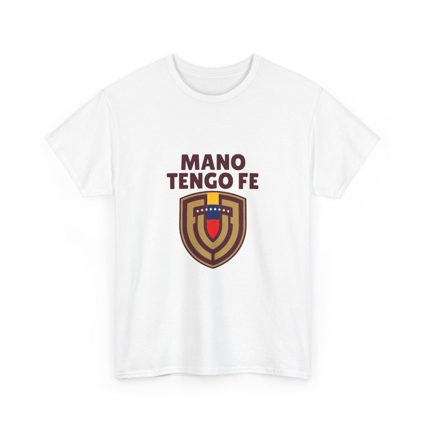 Venezuela  Unisex Heavy Cotton Tee, Motivational Shirt, Casual Wear, Gift for Believers, Mano tengo fe, Everyday Tees, [...]