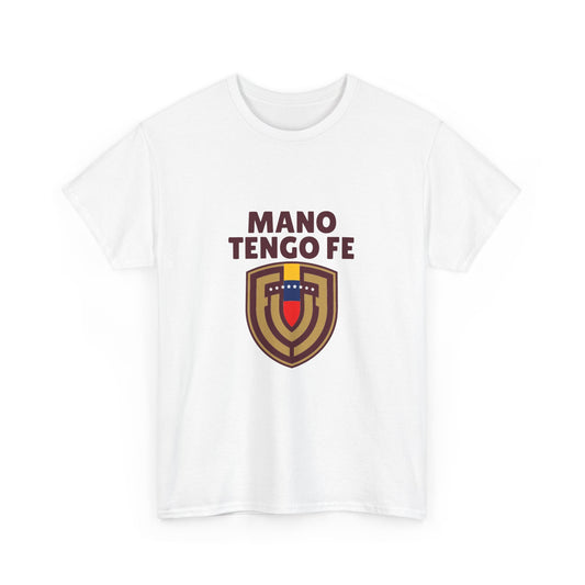 Venezuela  Unisex Heavy Cotton Tee, Motivational Shirt, Casual Wear, Gift for Believers, Mano tengo fe, Everyday Tees, [...]