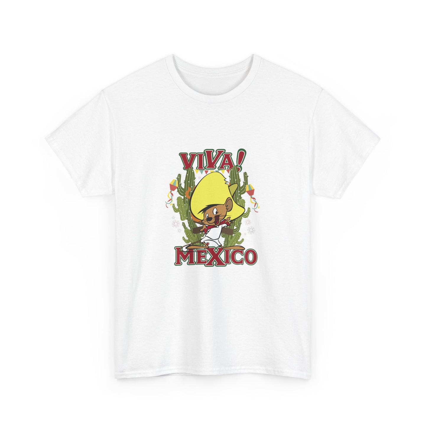 Viva Mexico Tee, Unisex Cotton Shirt, Festival Wear, Gift for Travel Lovers, Summer Party Top, Cactus Graphic Tee