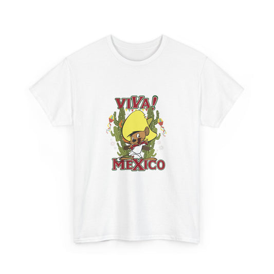 Viva Mexico Tee, Unisex Cotton Shirt, Festival Wear, Gift for Travel Lovers, Summer Party Top, Cactus Graphic Tee