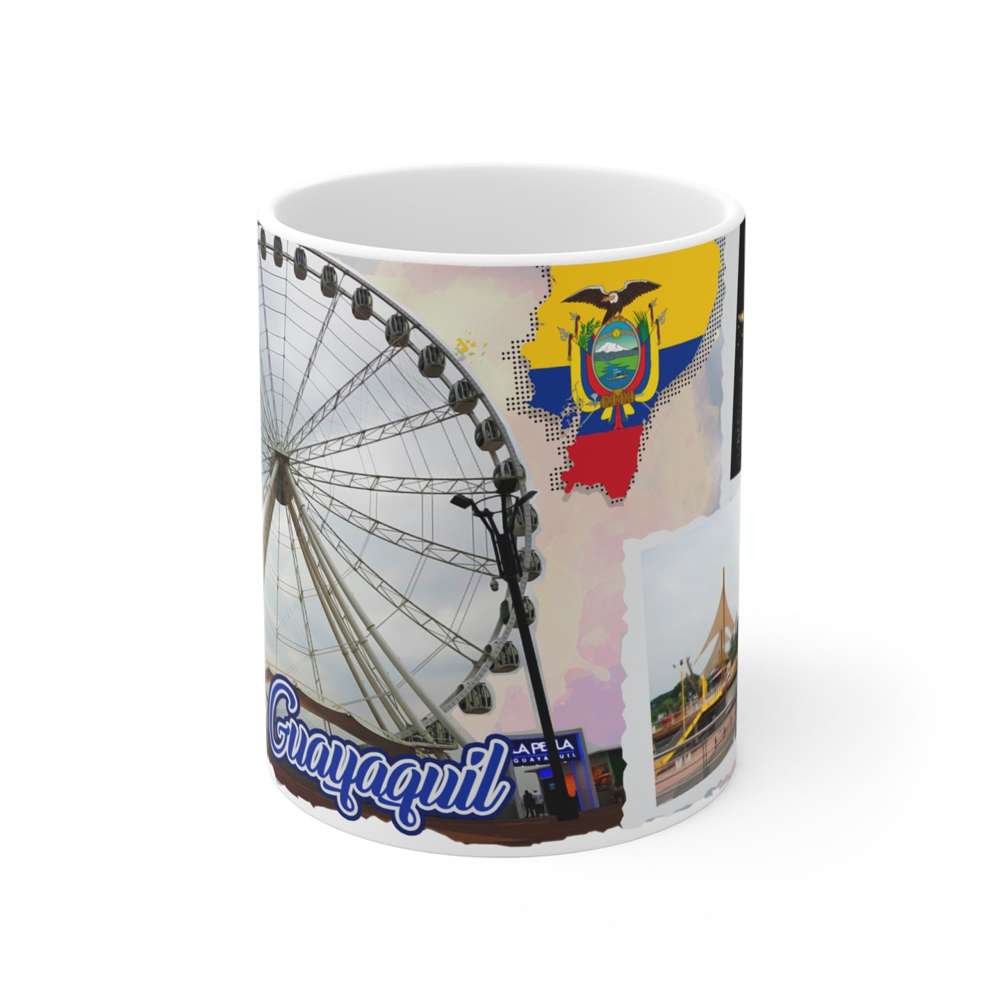 Guayaquil 11oz Mug, Travel Souvenir, Coffee Lover Gift, Ecuador Mug, Cityscape Drinkware, Fun Travel Keepsake, Taza Ecuador