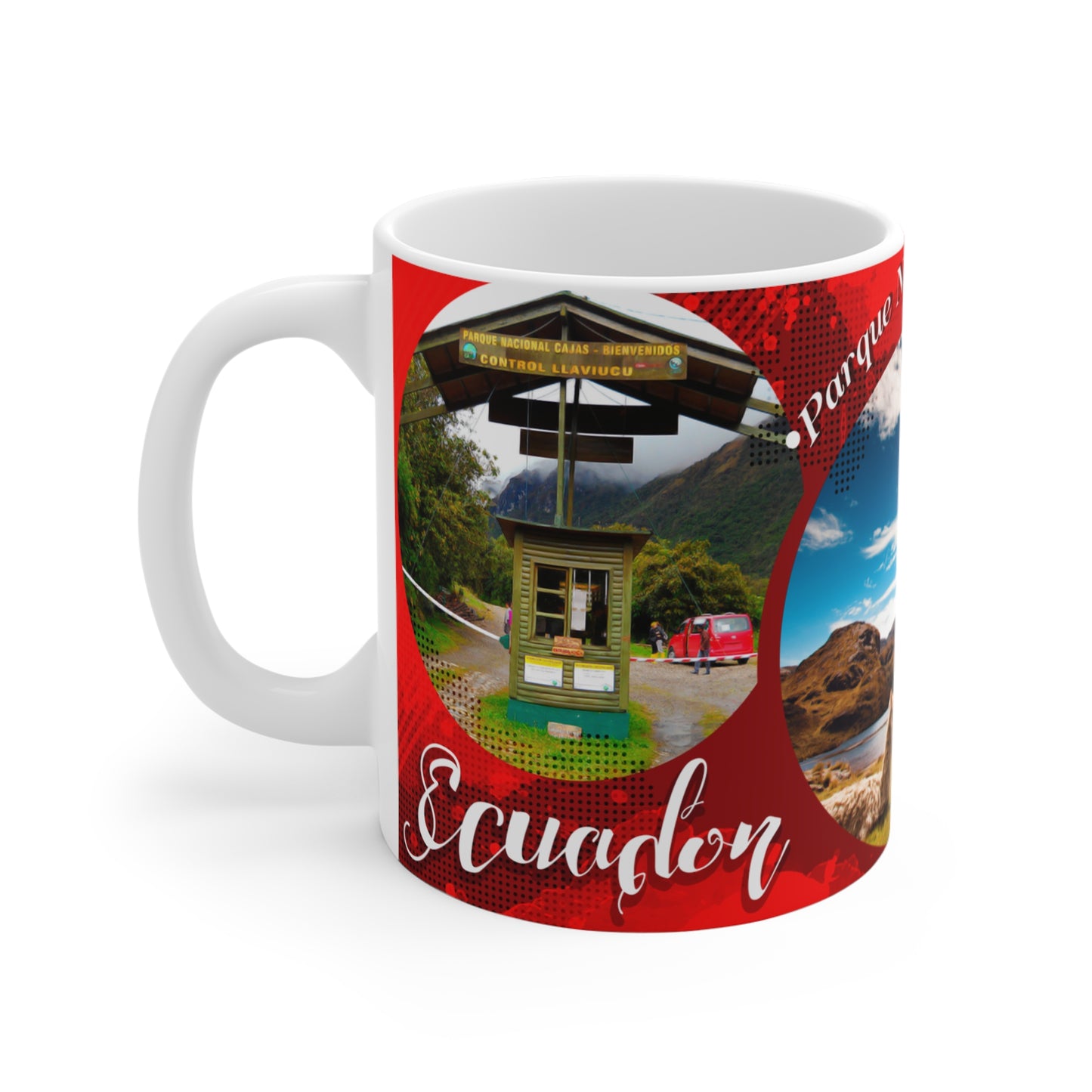 Ecuador Thematic Travel Mug - Scenic Souvenir Coffee Cup, Perfect Gift for Travelers, Nature Lovers, or as a Unique Keepsake, Taza Ecuador