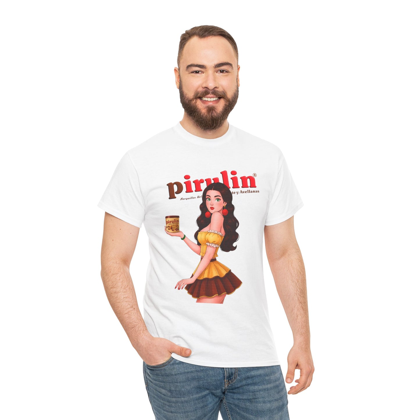 Vintage Style Graphic Tee with Retro Girl Design | Unisex Cotton T-Shirt, Casual Wear, Gift Idea, Summer Fashion, Statement Shirt, Pirulin
