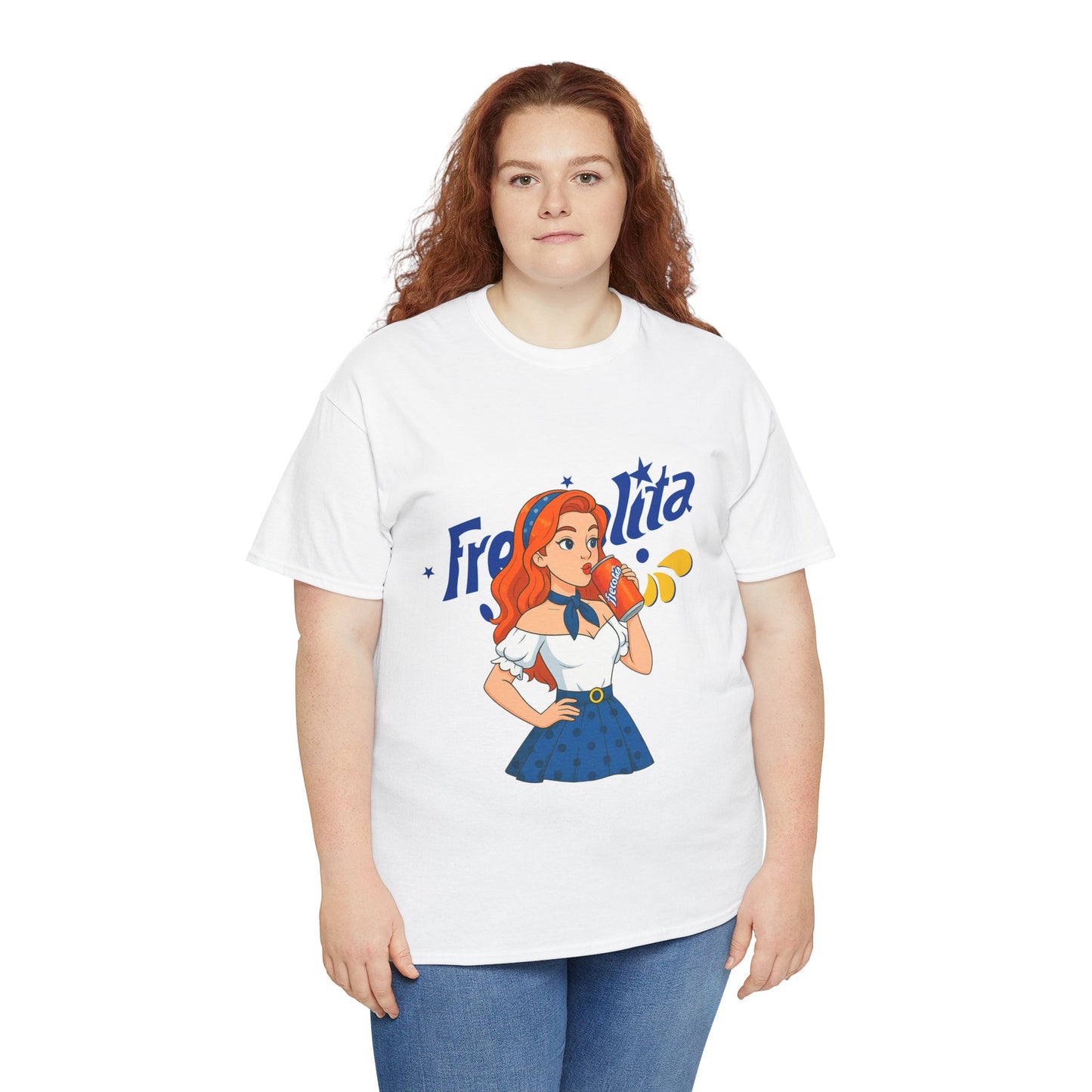 Retro Cartoon Graphic Tee, Fun Weekend Wear, Gift for Her, Nostalgic Style, Perfect for Birthdays, Casual Outfits, Summer Days, Camiseta Venezuela