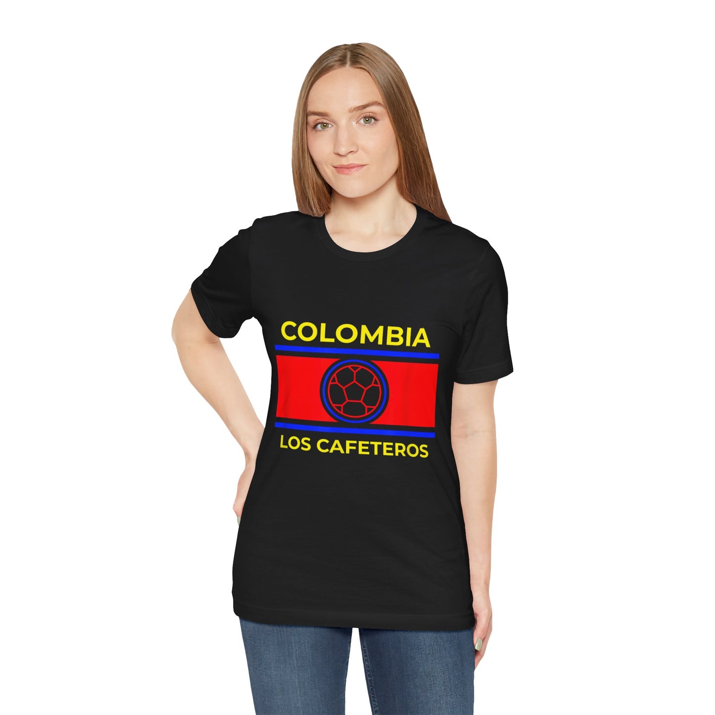 Colombia Los Cafeteros T-Shirt, Soccer Fan Apparel, Unisex Tee, Gift for Men & Women, National Pride Shirt, Casual Wear