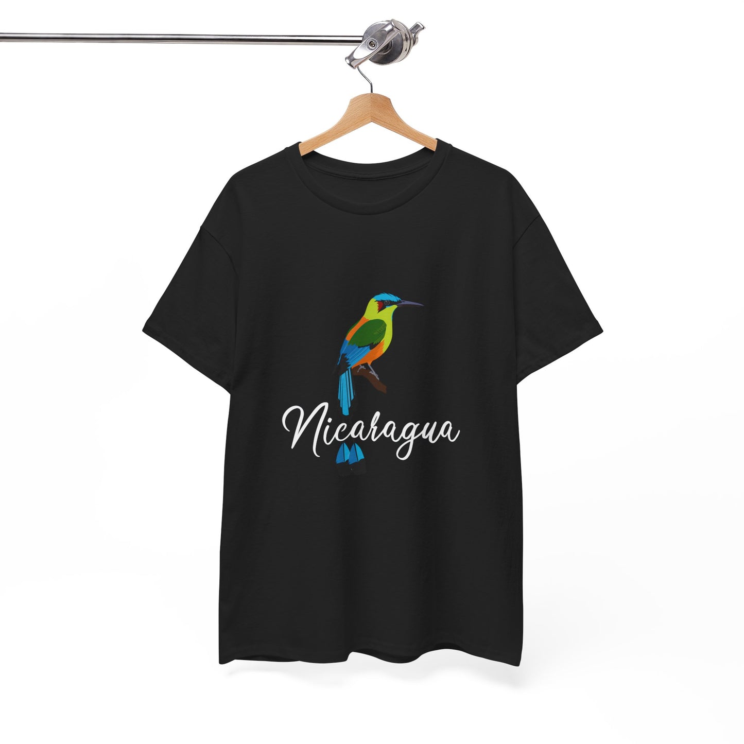 Vibrant Nicaragua Bird Tee, Nature Lover Shirt, Travel T-Shirt, Unisex Graphic Tee, Eco-Conscious Style