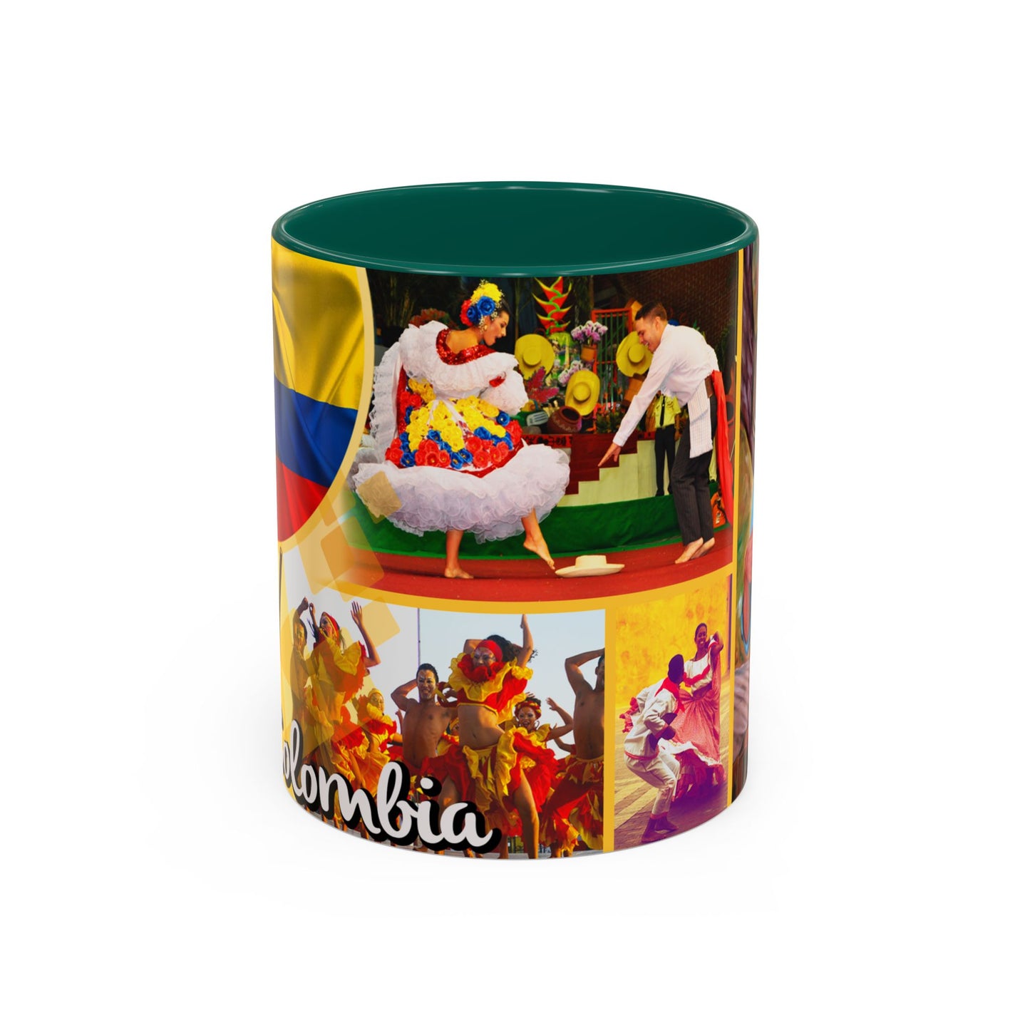 Colorful Colombian Art Mugs, Coffee Cup, Unique Gift, Vibrant Design, Home Decor, Cultural Celebrations