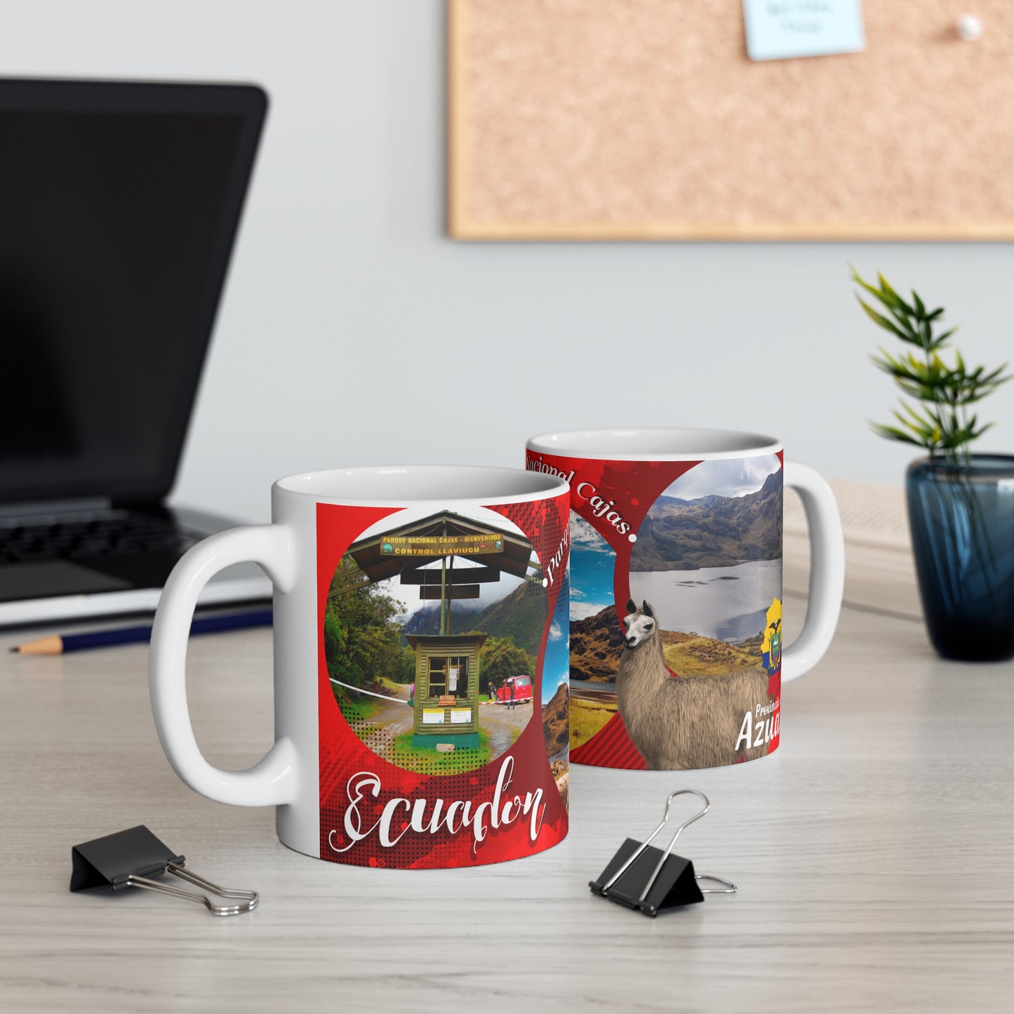 Ecuador Thematic Travel Mug - Scenic Souvenir Coffee Cup, Perfect Gift for Travelers, Nature Lovers, or as a Unique Keepsake, Taza Ecuador