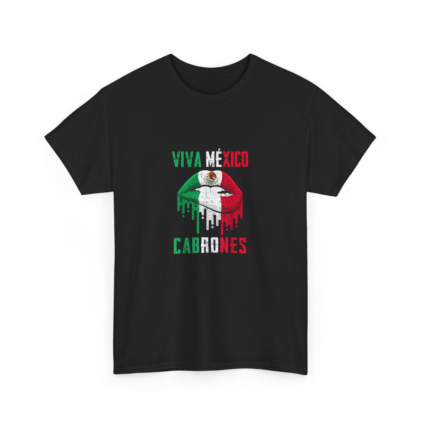 Viva México Cabrones Tee, Unisex Heavy Cotton Shirt, Mexican Pride T-Shirt, Casual Top, Gift for Celebrations
