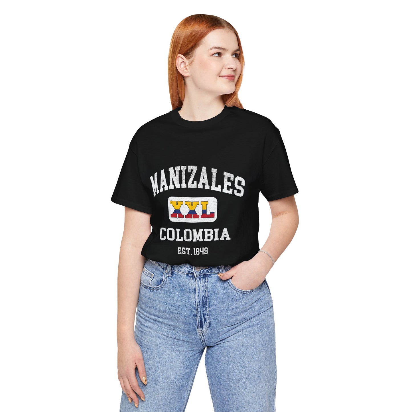 Vintage Manizales Colombia Tee, Unisex T-Shirt, Travel Souvenir, Casual Wear, Gift for Explorers, Est. 1849