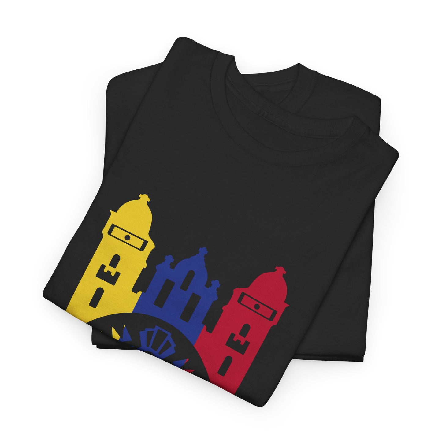 Chinita Unisex Heavy Cotton Tee | Vibrant Cultural Tee, Casual Wear, Gift for Festivals, Bohemian Style, Pride Apparel, Virgen La Chinita