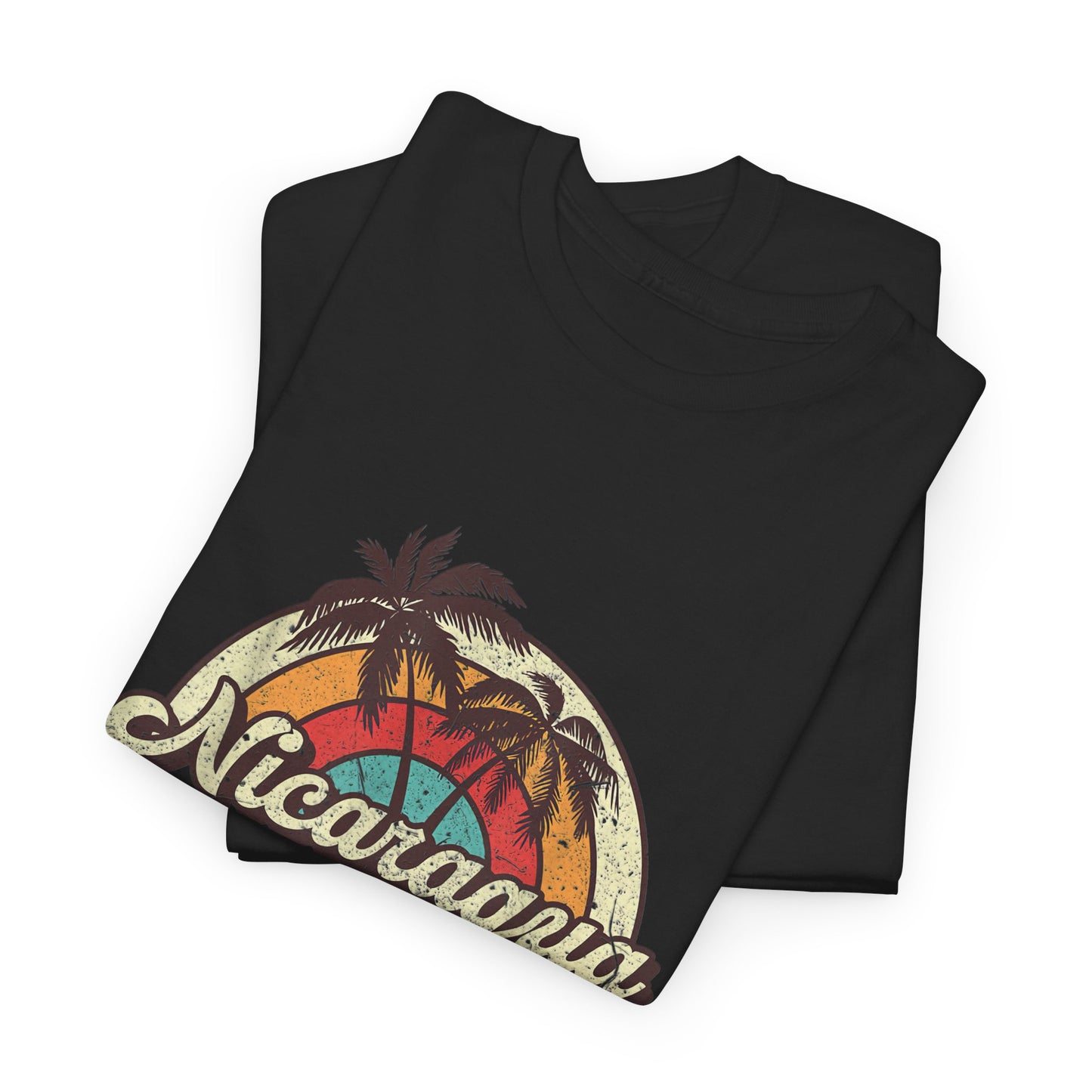 Nicaragua Vintage Graphic Tee - Summer Vibes, Unisex Cotton Top, Travel Souvenir Shirt, Beachwear, Gift for Vacation Lovers