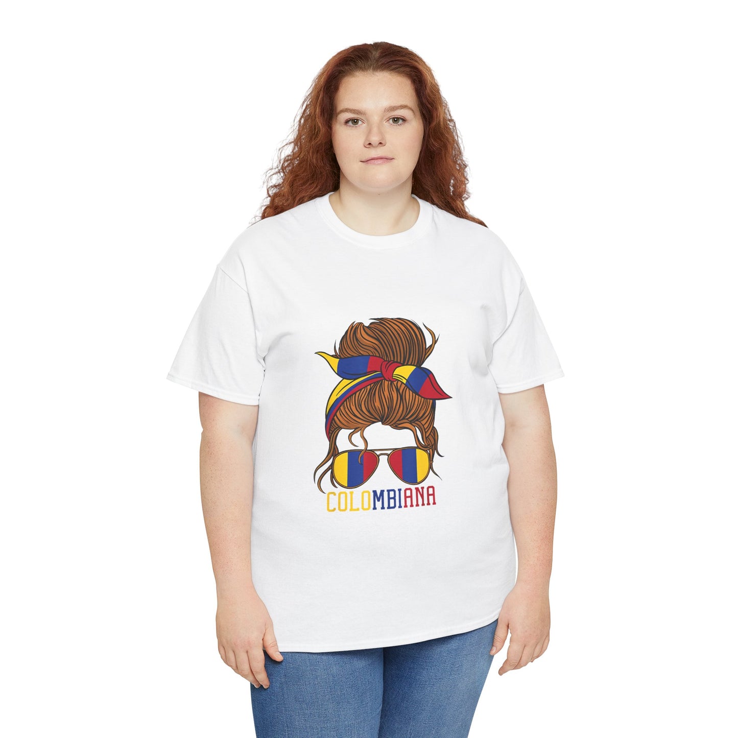 Colombian Girl Design Tee, Camiseta Colombian Girl, T-shirt Colombian, Moda Colombiana