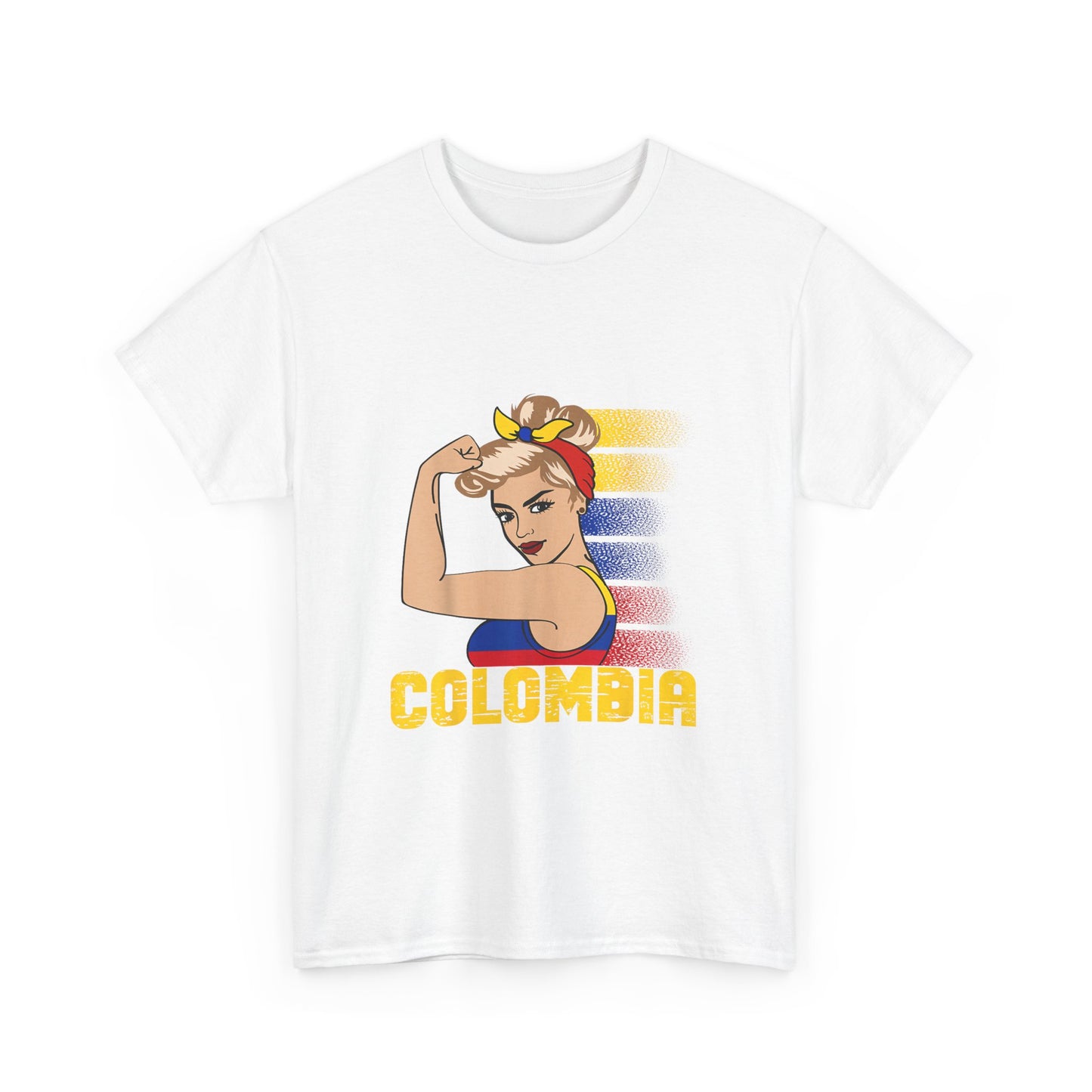 Colombian Girl Design Tee, Camiseta Colombian Girl, T-shirt Colombian, Moda Colombiana
