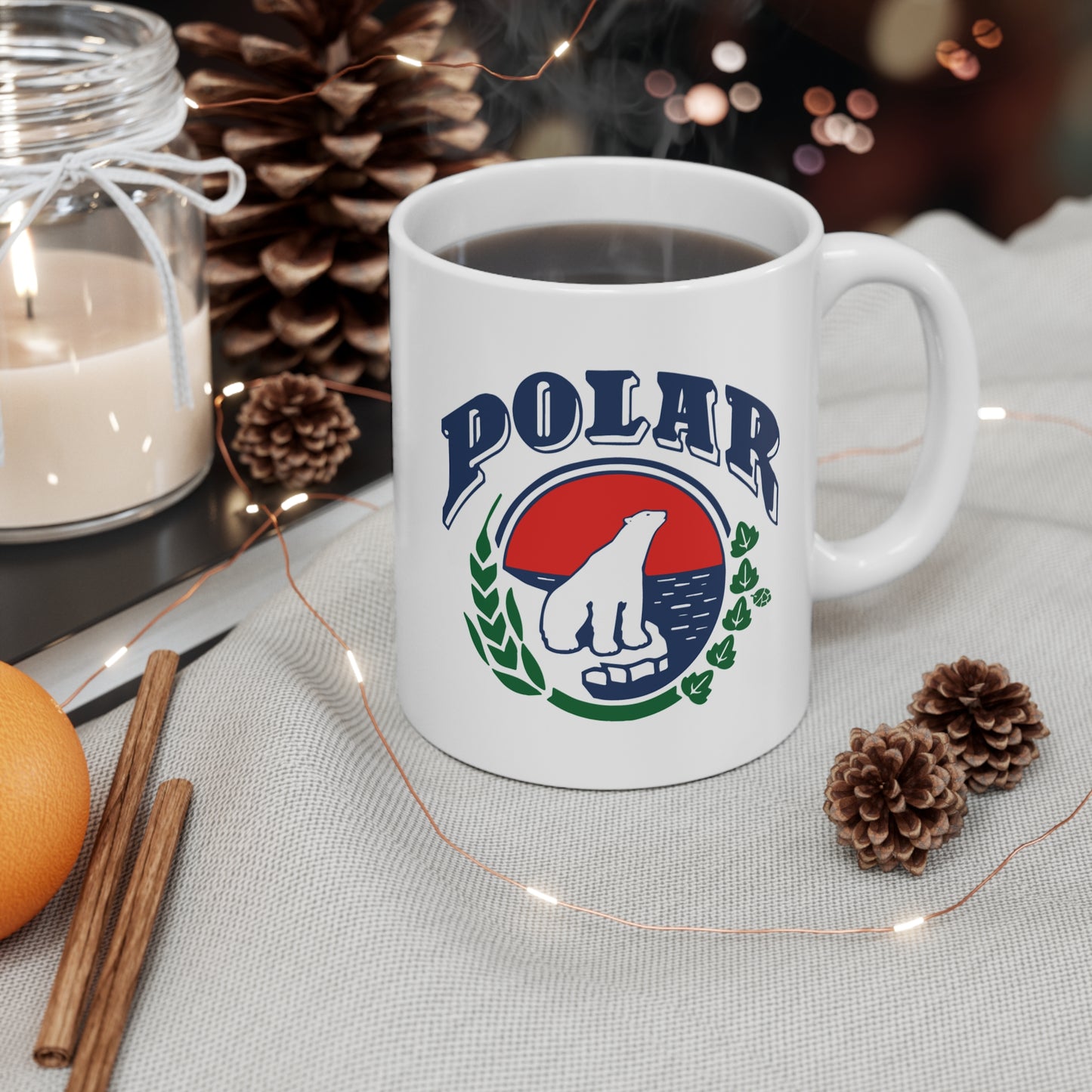 Polar Adventure Mug - Eco-Friendly Coffee Cup for Nature Lovers, Great for Gifts, Camping, Outdoor Enthusiasts, and Holidays