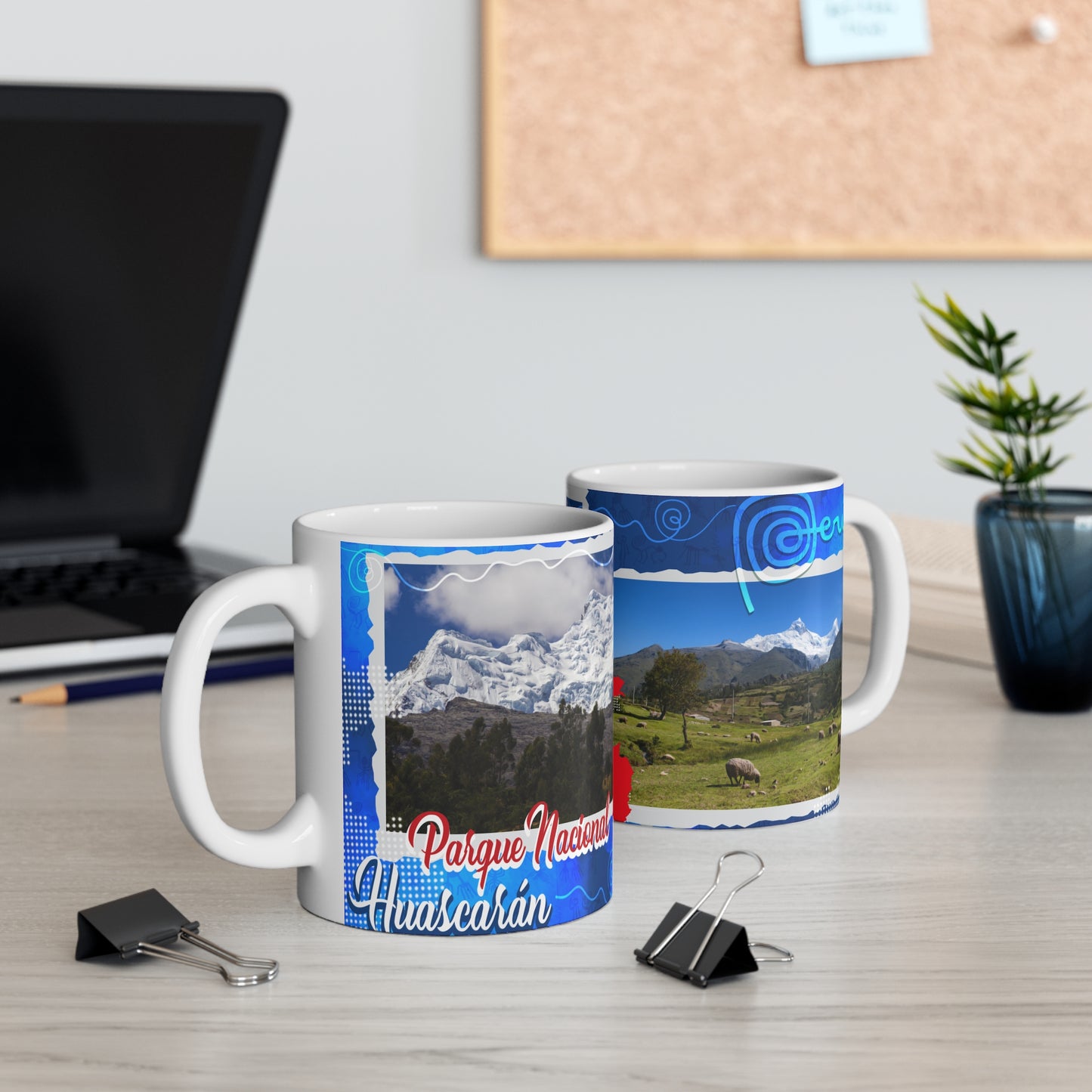 Stunning Huascarán National Park Mug, Perfect for Nature Lovers, Gifts for Travelers, Scenic Coffee Cup, Eco-Friendly Kitchenware, Taza Perú