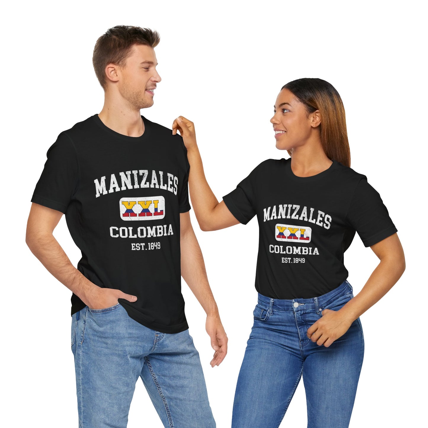 Vintage Manizales Colombia Tee, Unisex T-Shirt, Travel Souvenir, Casual Wear, Gift for Explorers, Est. 1849