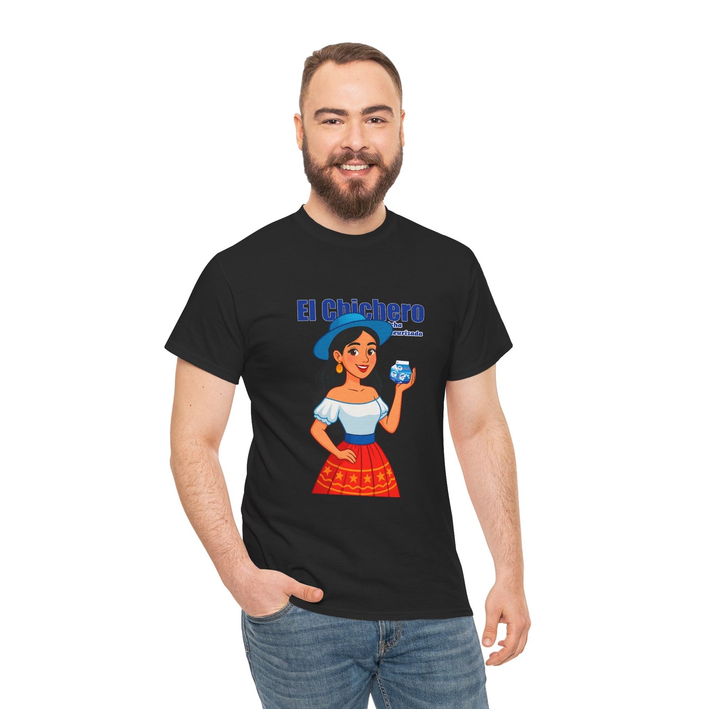 Cultural Graphic Tee - El Chichero Design, Unisex Cotton T-Shirt, Perfect Gift for Heritage Celebrations, Casual Wear, Fiesta Outfits