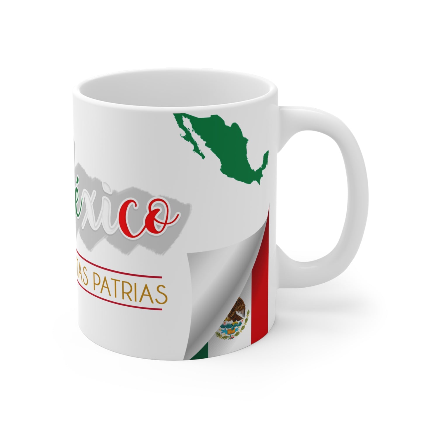 Mexican Heritage Mug | Celebrate Fiestas Patrias, Coffee Cup for Cultural Pride, Gift for Mexico Independence Day, Taza México