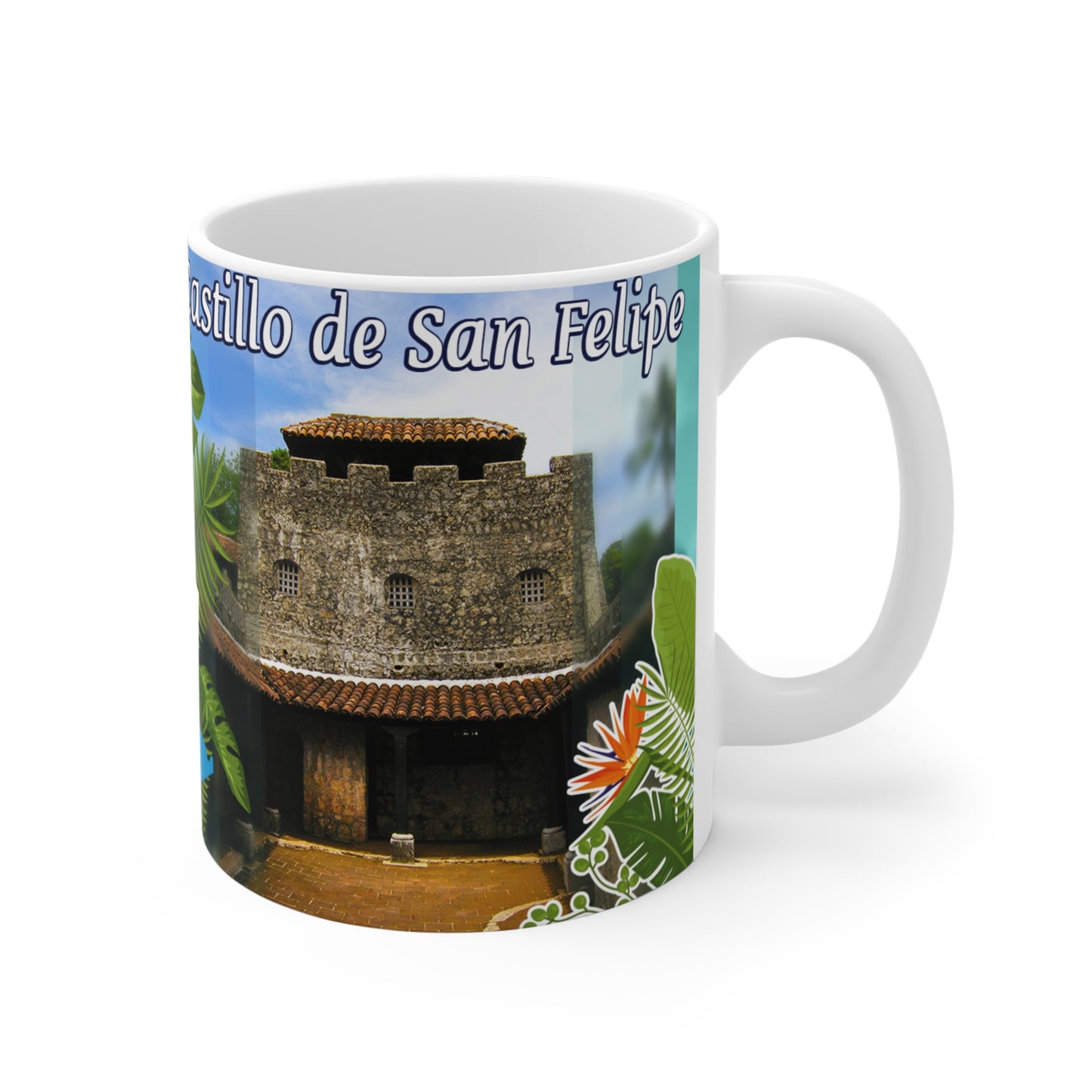 Guatemala-Themed 11oz Mug, Tropical Coffee Cup, Souvenir Drinkware, Travel Gift, Nature Lover's Present, Taza Guatemala
