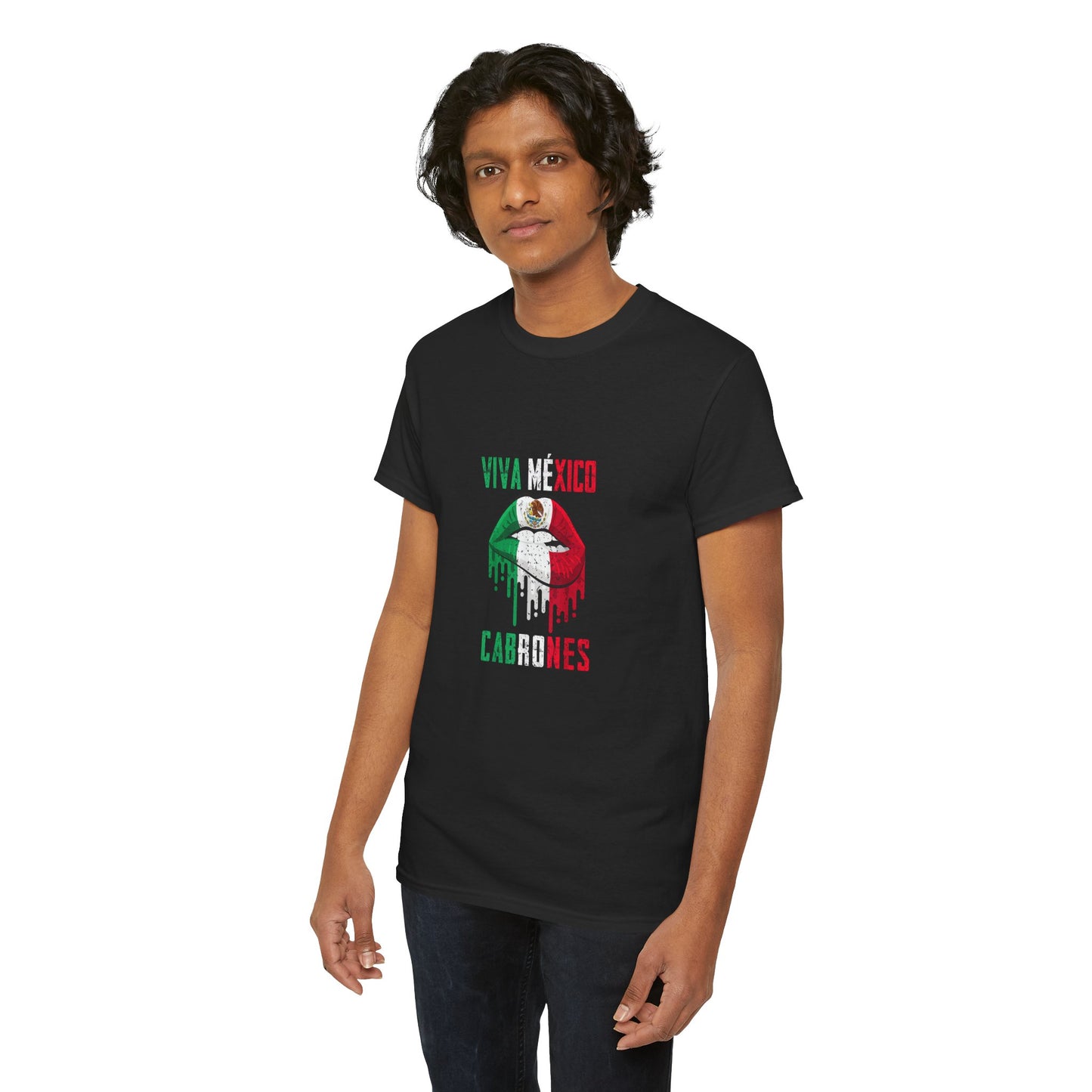 Viva México Cabrones Tee, Unisex Heavy Cotton Shirt, Mexican Pride T-Shirt, Casual Top, Gift for Celebrations