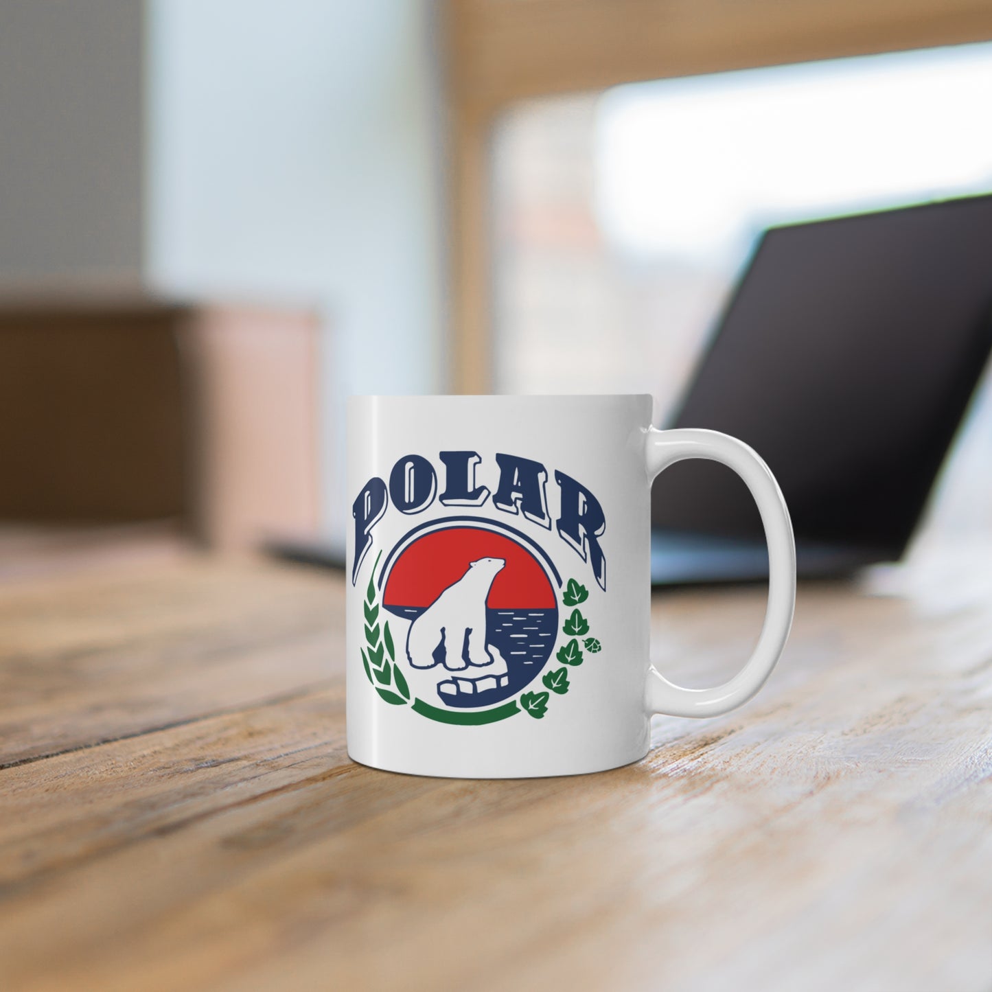 Polar Adventure Mug - Eco-Friendly Coffee Cup for Nature Lovers, Great for Gifts, Camping, Outdoor Enthusiasts, and Holidays