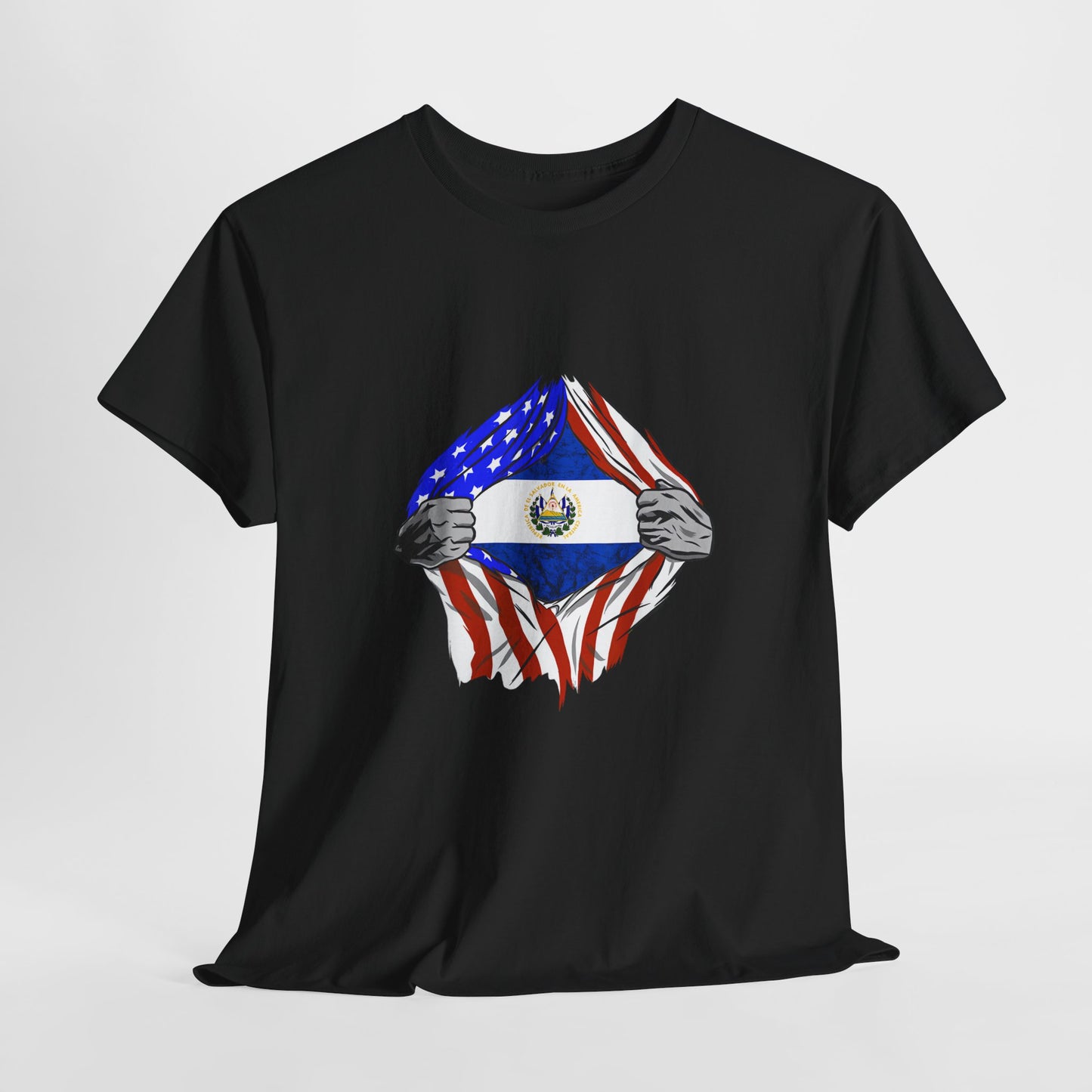 El Salvador Unisex Heavy Cotton Tee - International Love, Independence Day Gift, Travel Enthusiast Shirt, Cultural Connection, [...]