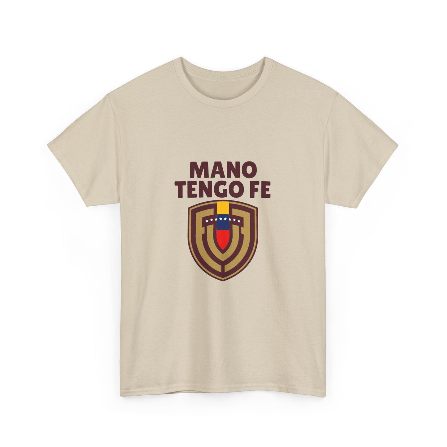 Venezuela  Unisex Heavy Cotton Tee, Motivational Shirt, Casual Wear, Gift for Believers, Mano tengo fe, Everyday Tees, [...]