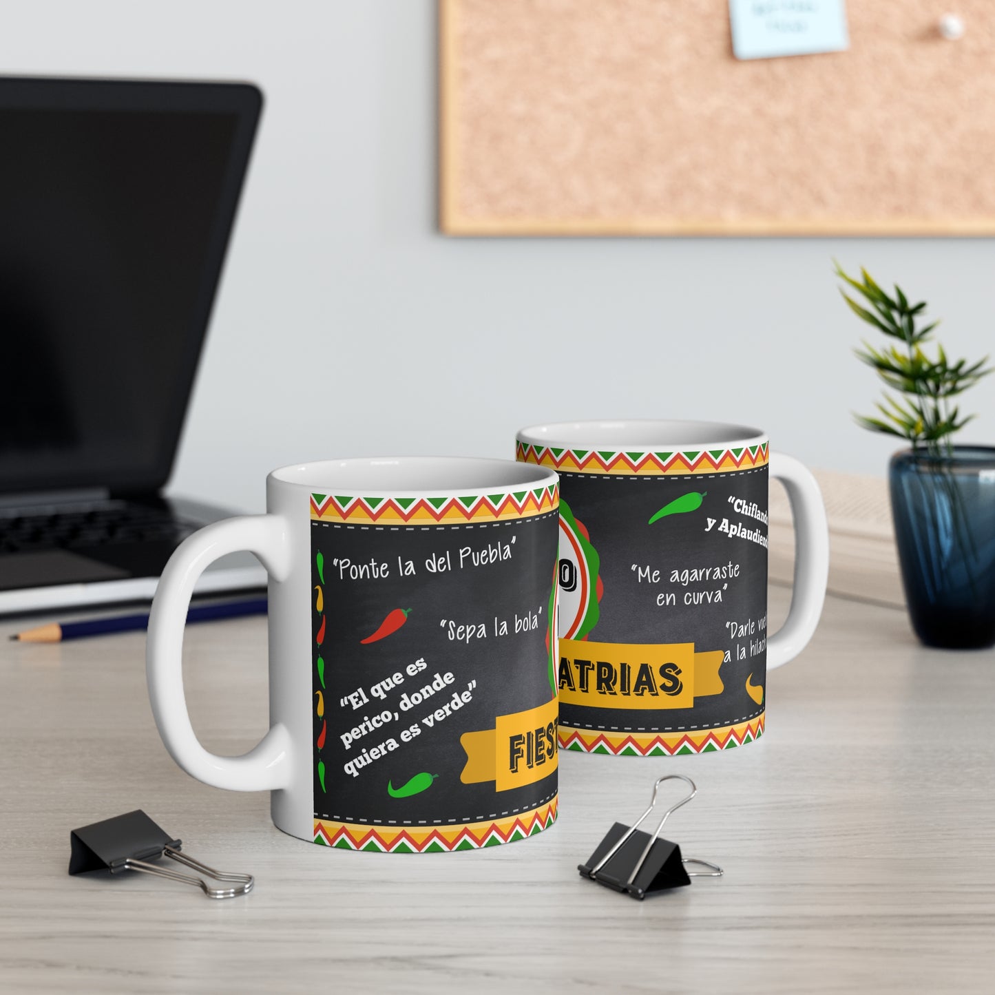 Viva México Fiesta Mug - Celebrate Mexican Independence, Festive Drinkware, Unique Gift, Cultural Celebration, Party Essentials